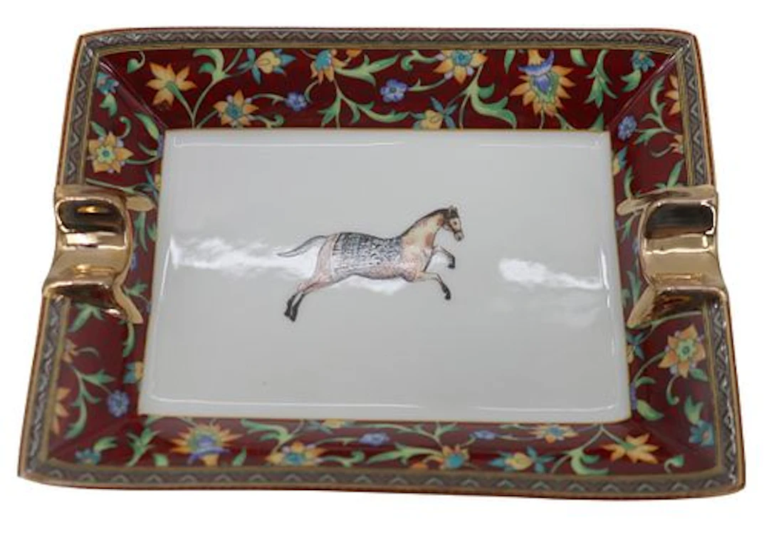 Hermes Horse of the Orient Porcelain Cigar Ashtray