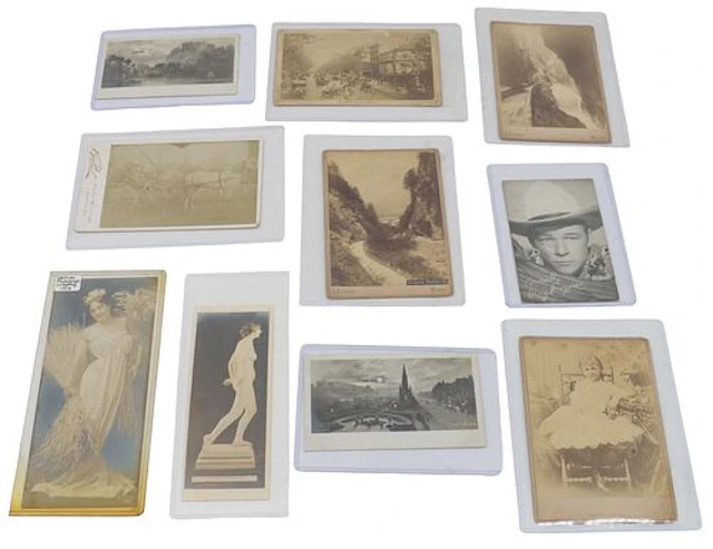 (10) Vintage Photographic Postcards