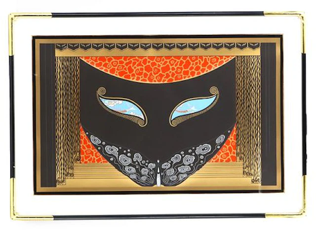Erte (1892-1990) Russian/French, Signed Serigraph "Eyes of Love"
