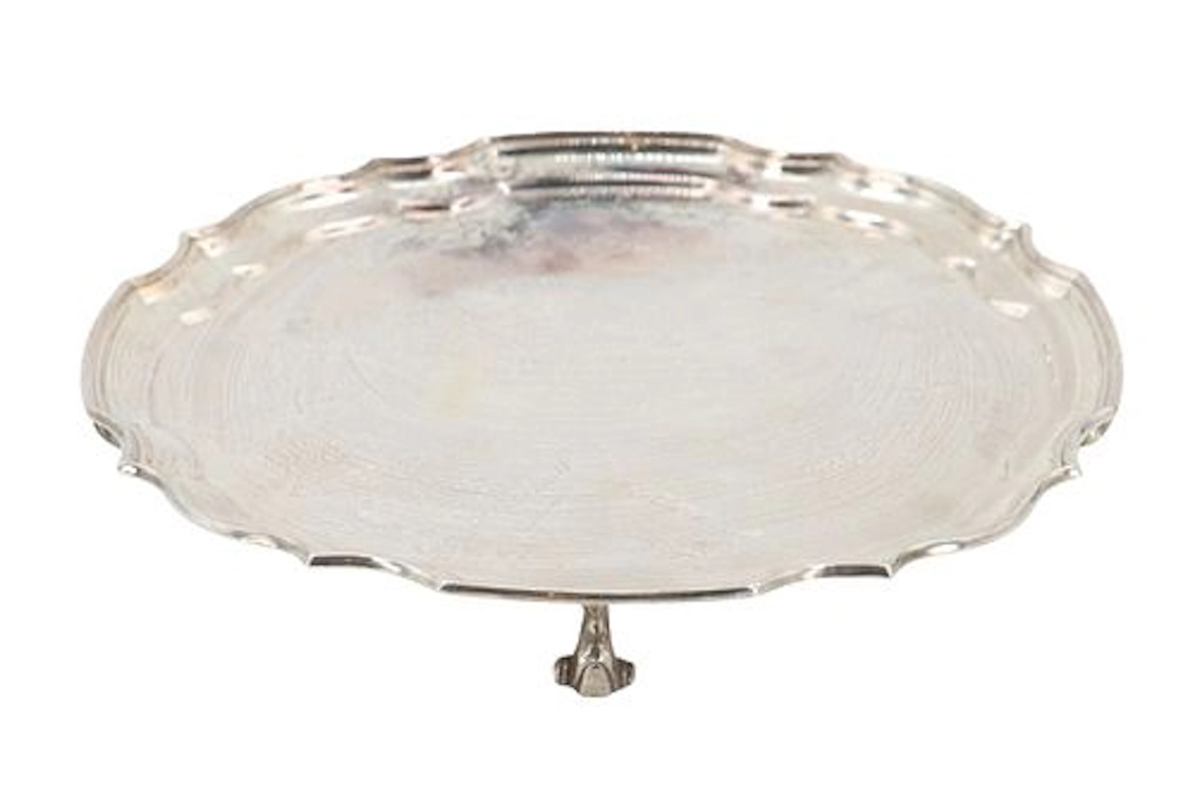 E.H. Parkin & Co. Sheffield Commemorative Sterling Silver Platter - 16.815 ozt.