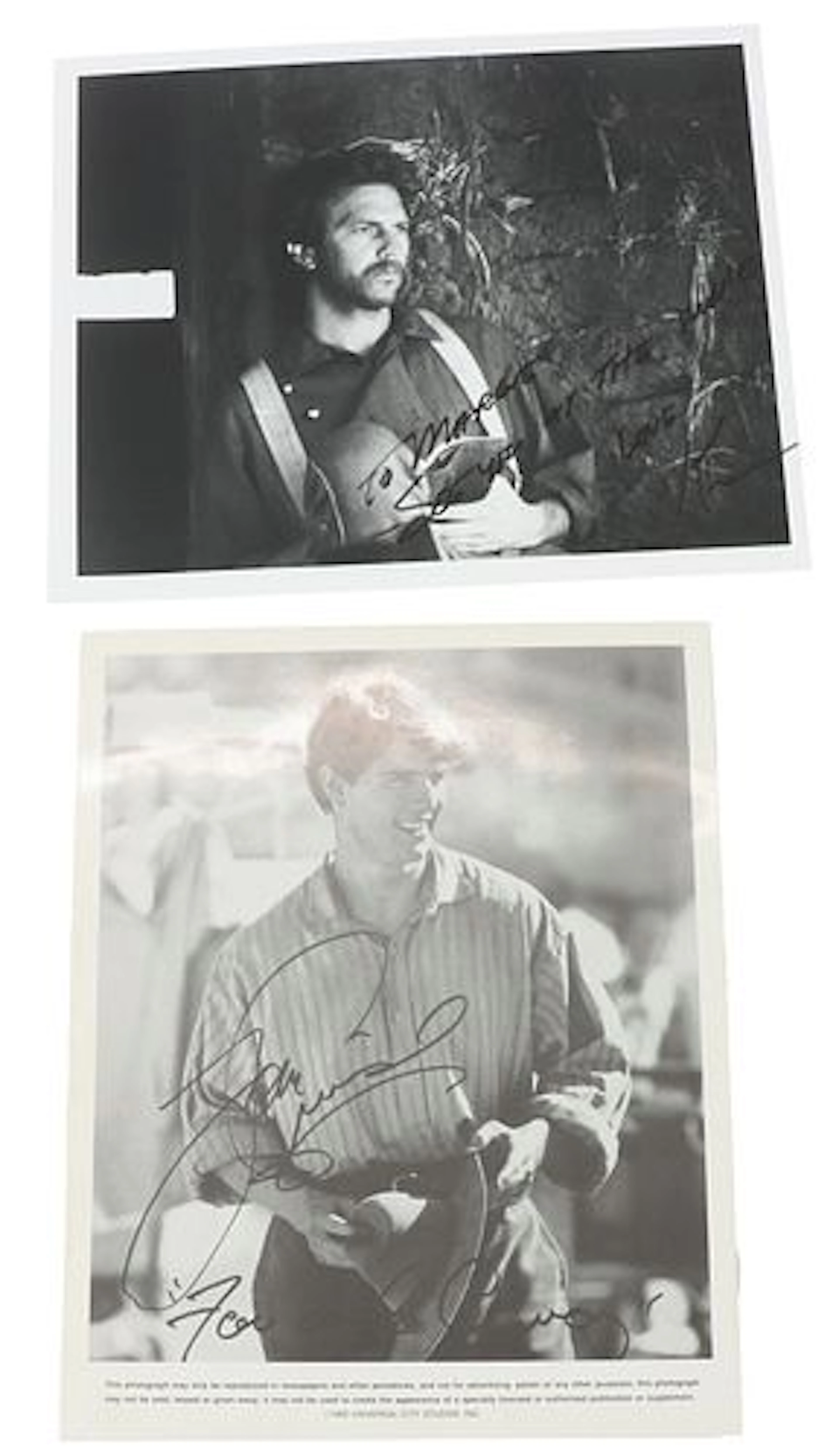 Autographs of Two Hollywood Box Office Giants -Tom Cruise & Kevin Costner