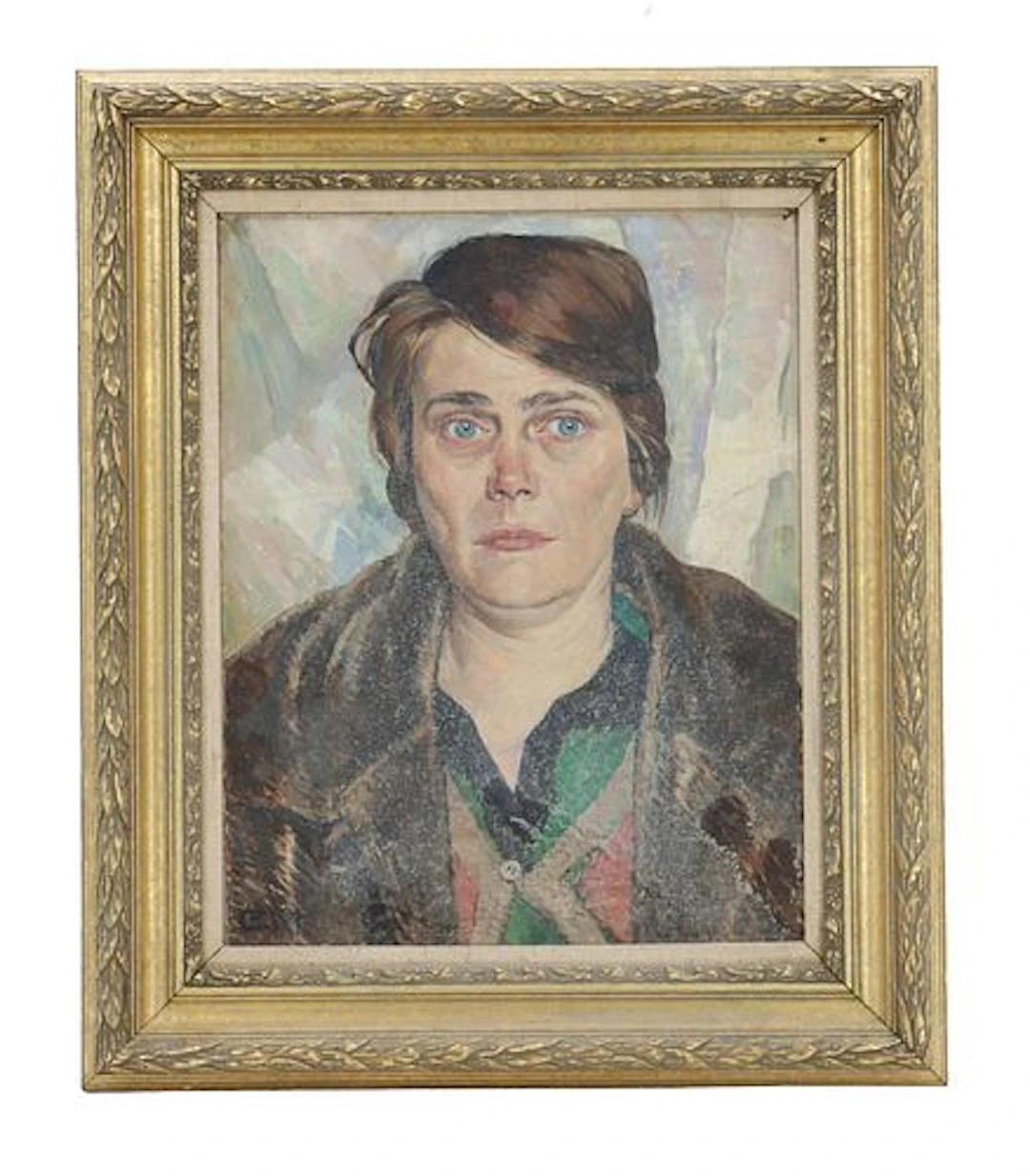 Early 10th Century Oil on Canvas Fauvist Portrait of a Woman
