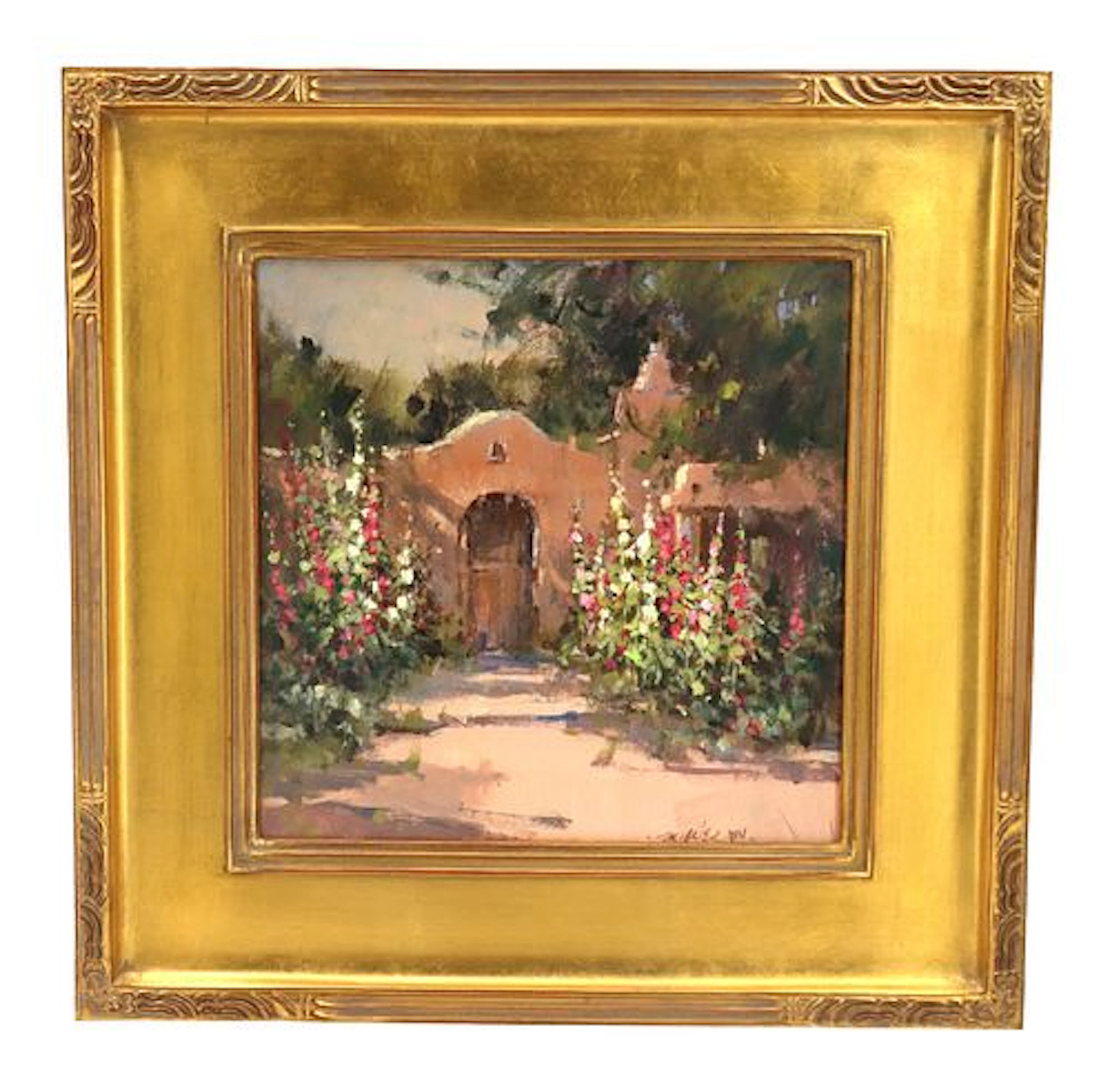 Marilyn Yates (Born 1937) American, Acrylic on Canvasboard "Couse