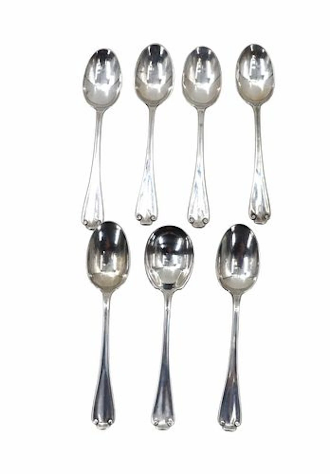 (7) Tiffany & Co. "Flemish" Sterling Silver Teaspoon - 9.380 ozt.