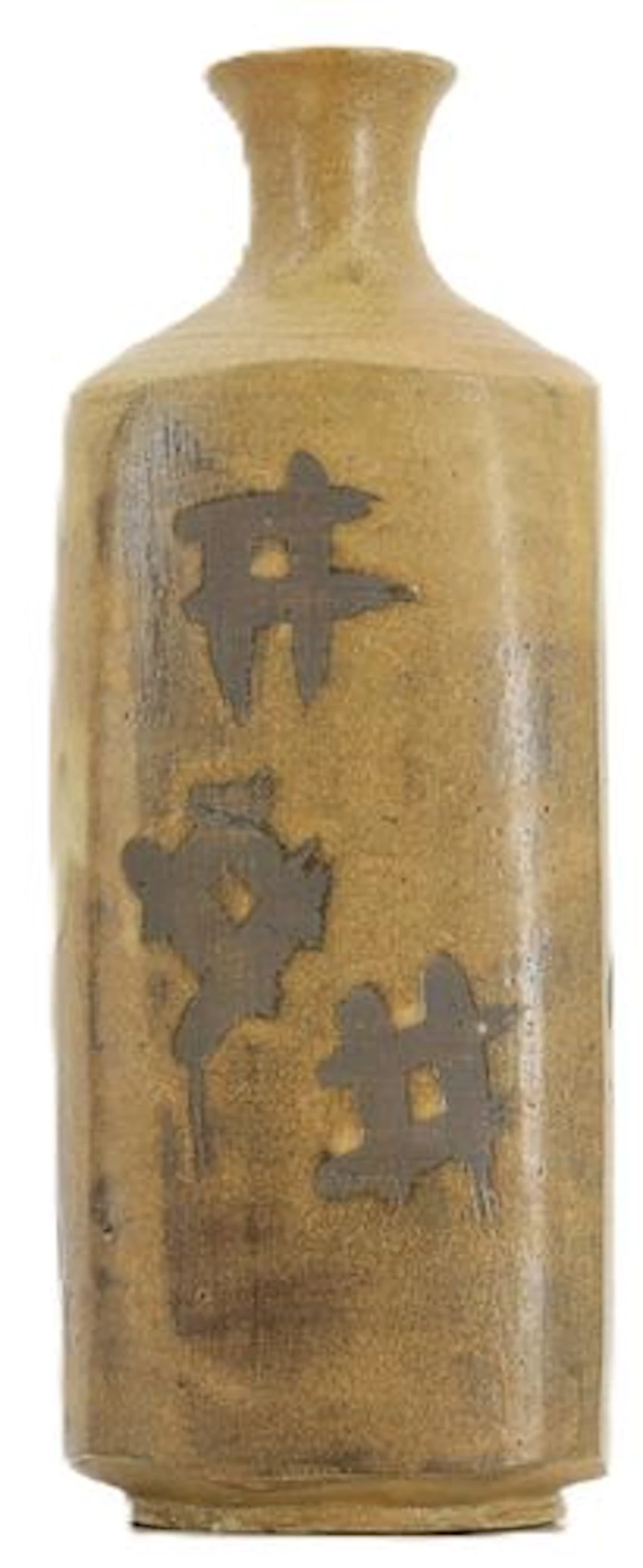 Japanese Ceramic Vase with Markings