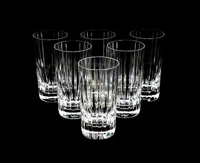 (6) Baccarat Crystal Harmonie Highball Glasses