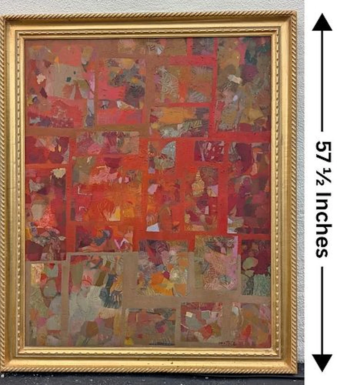 Josep Bartoli i Guiu (1910-1995) Catalan/American, Tall Abstract Oil