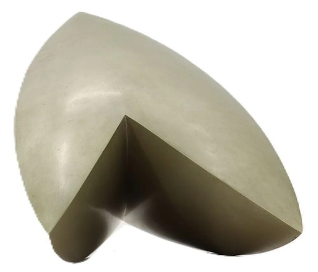 Stunning Matte Finish Abstract Modern Metal Twisting Sculpture