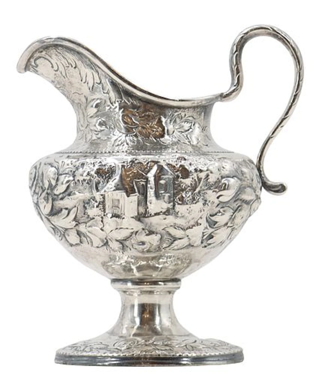 S. Kirk & Son Sterling Silver Repoussed Pitcher - 10.835 ozt.