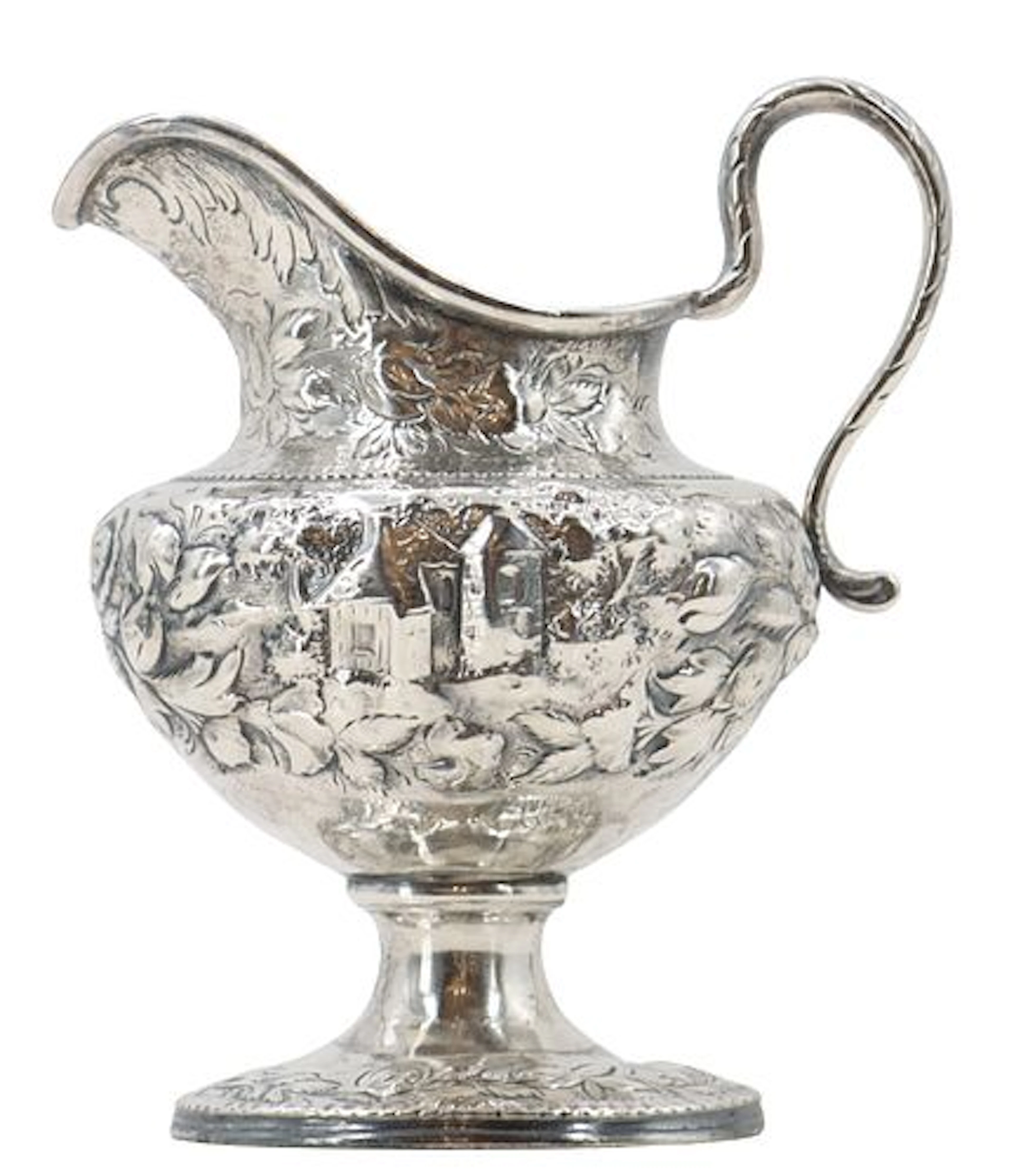 S. Kirk & Son Sterling Silver Repoussed Pitcher - 10.835 ozt.