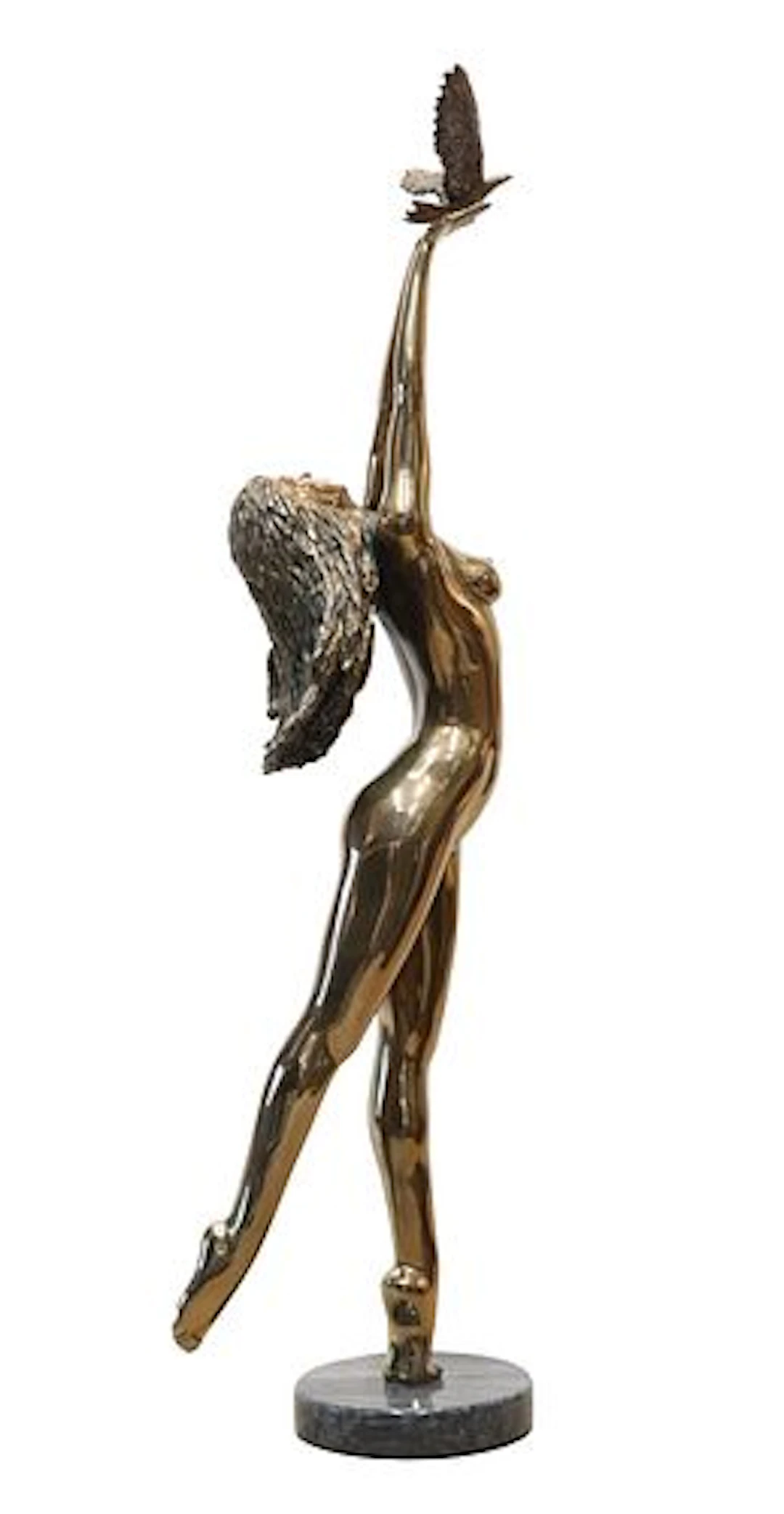 Tom and Bob Bennett (1928-2003/2022) American, "Freedom" Bronze Nude Sculpture