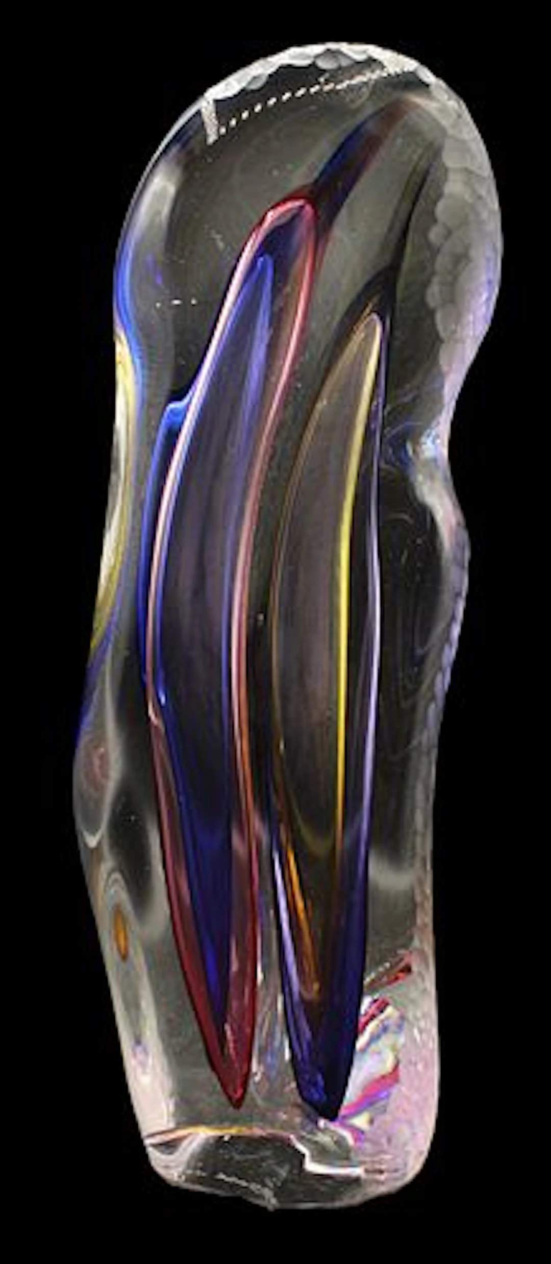 Leon Applebaum (Born 1945) American, Abstract Glass Sculpture