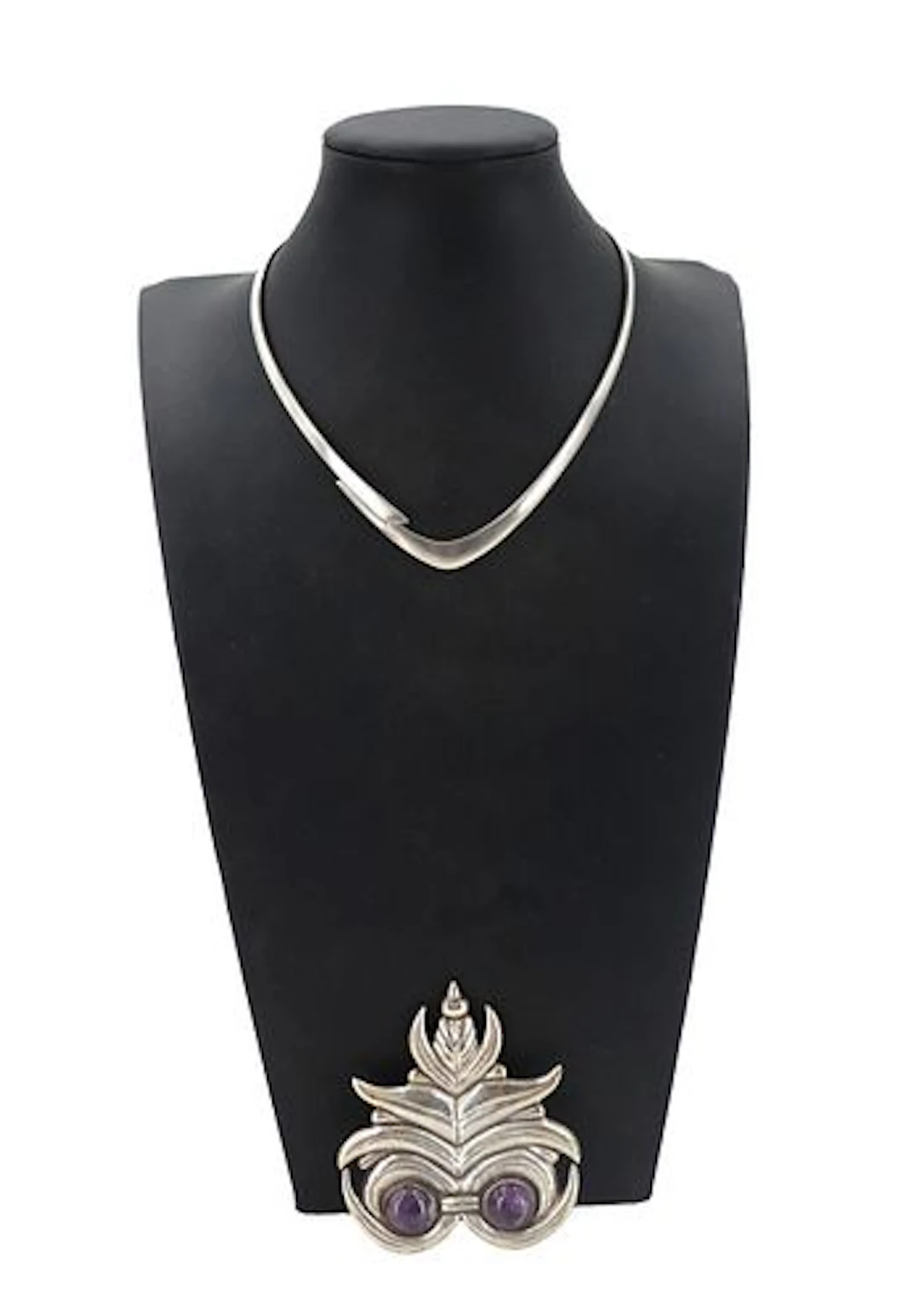 Mexican Sterling Silver Hector Aguilar Necklace and Brooch - Gross 2.250 ozt.