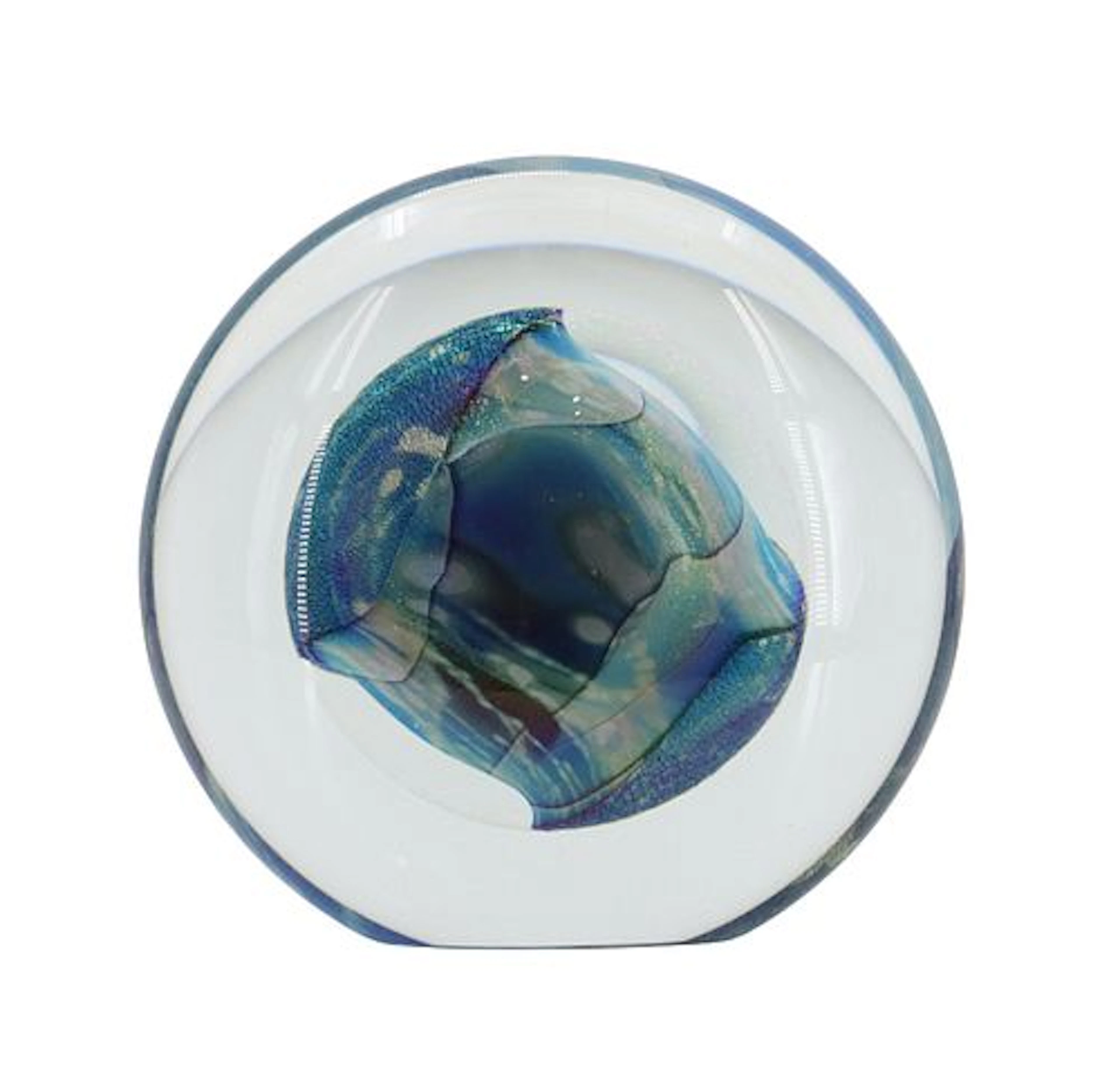 Robert Eickholt (Born 1947) American, Hand-Blown Art Glass Paperweight