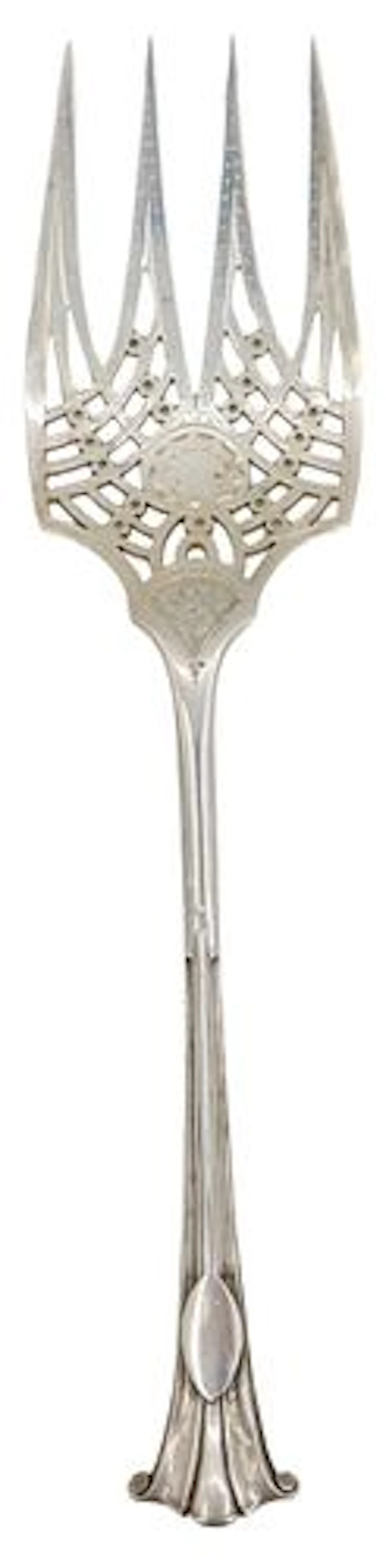 Antique English Mappin & Webb Sterling Silver Fish Fork - 3.120 ozt.