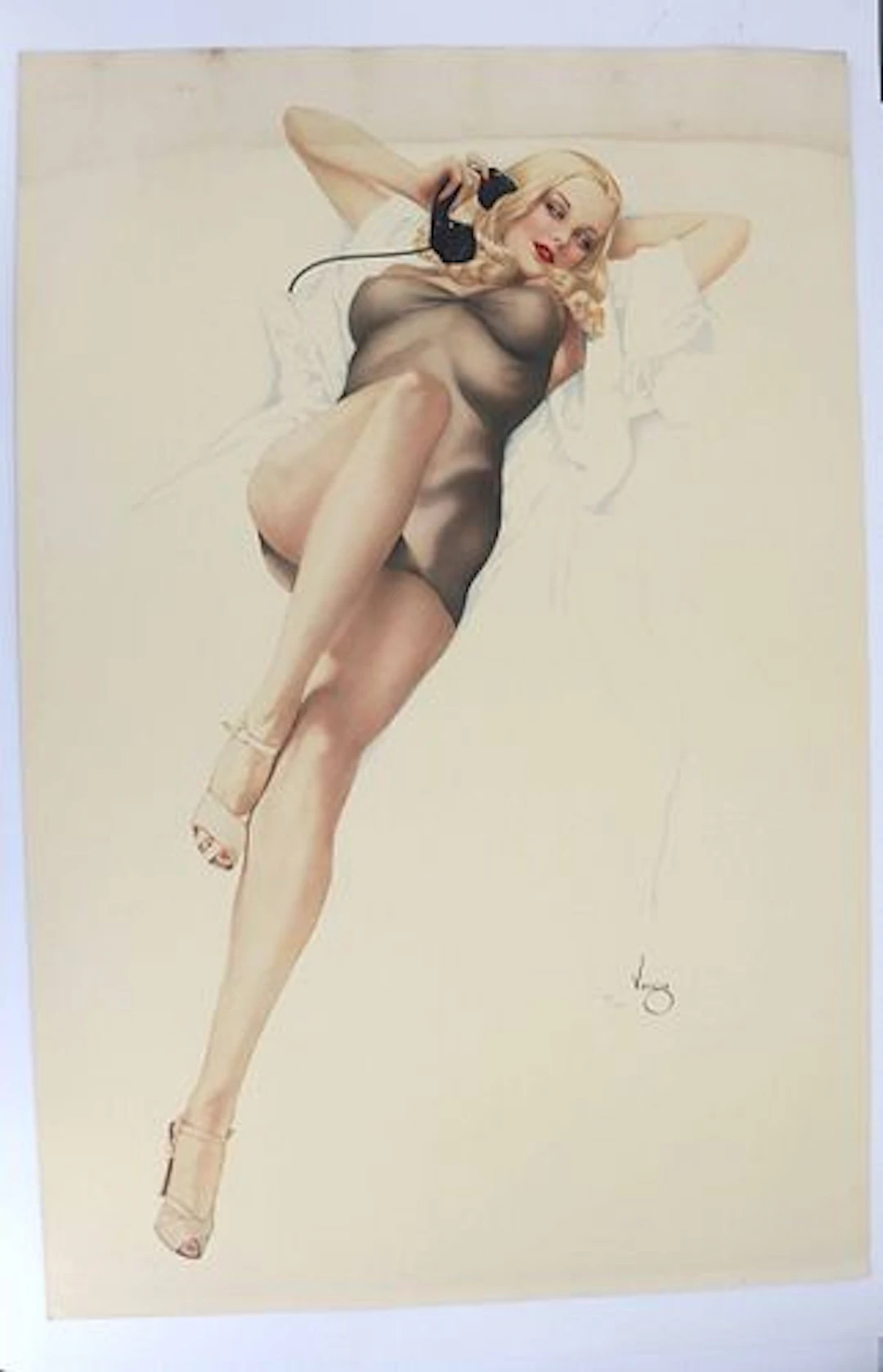 ​​​​​​Alberto Vargas (1896-1982) American, Numbered Lithograph Pin-Up
