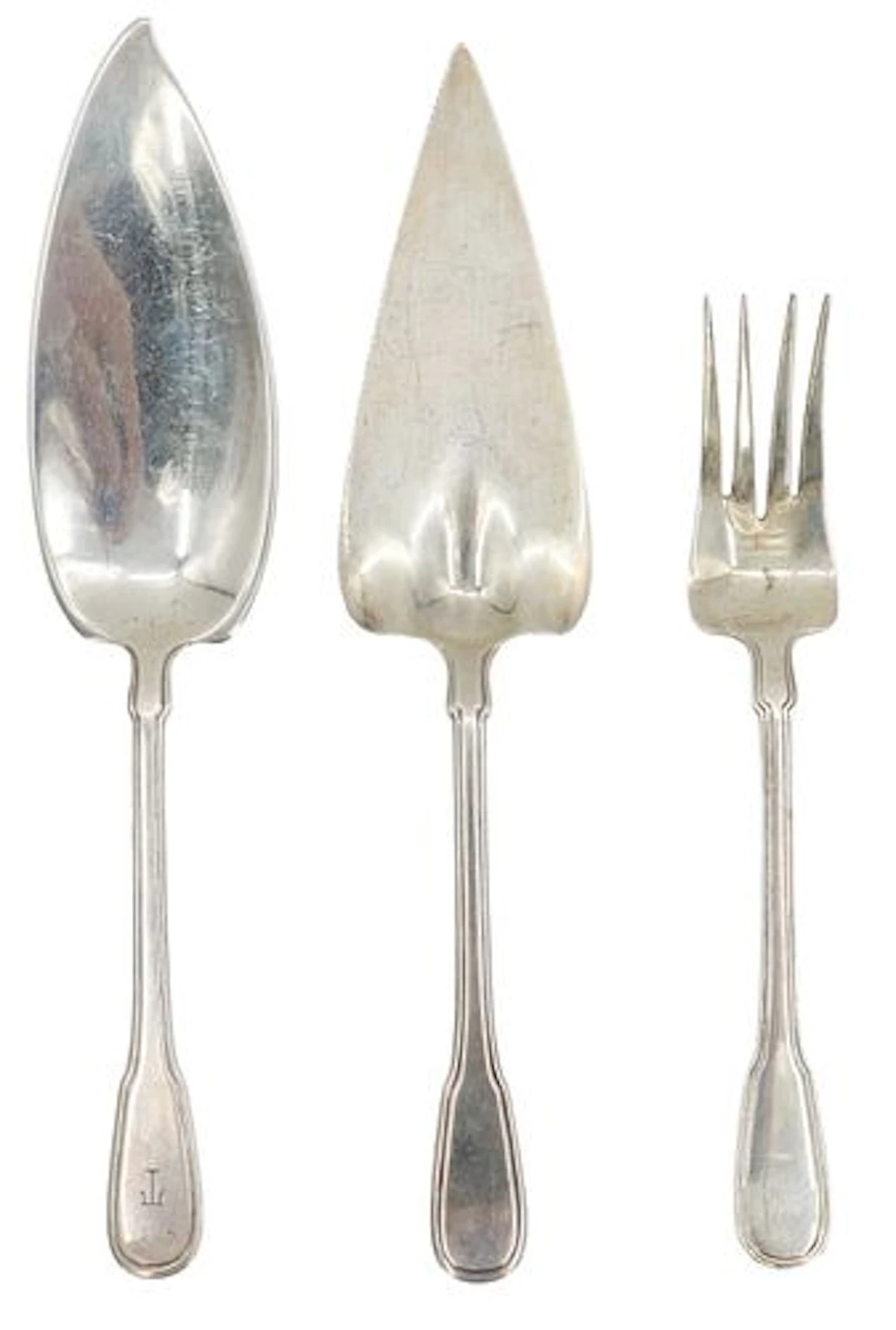 (3) Antique Tiffany & Co. Sterling Silver Serving Utensils - 12.805 ozt.