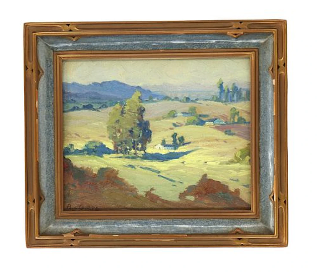 Paul Lauritz (1889-1975) Norwegian, Oil on Board "Landscape"