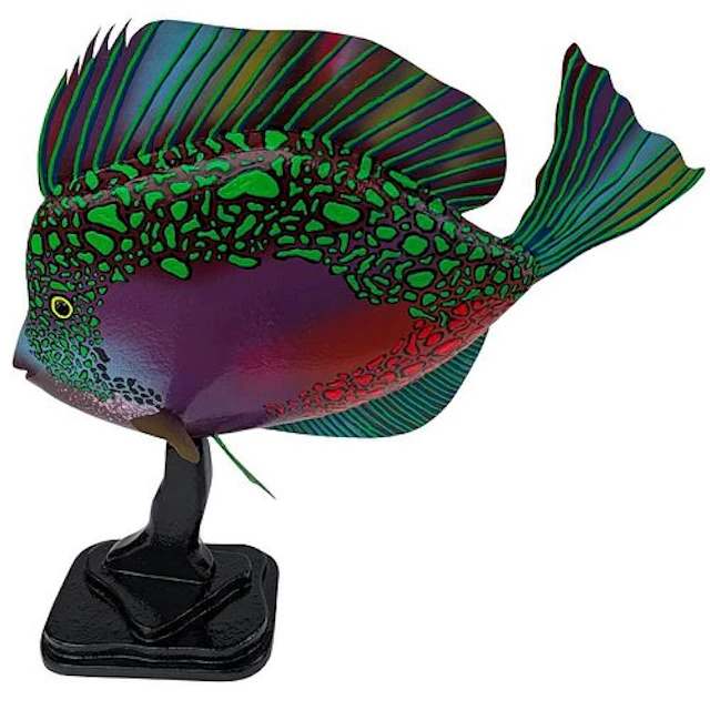 John Marshall (Born 1955) American, Hand Carved and Painted Wooden