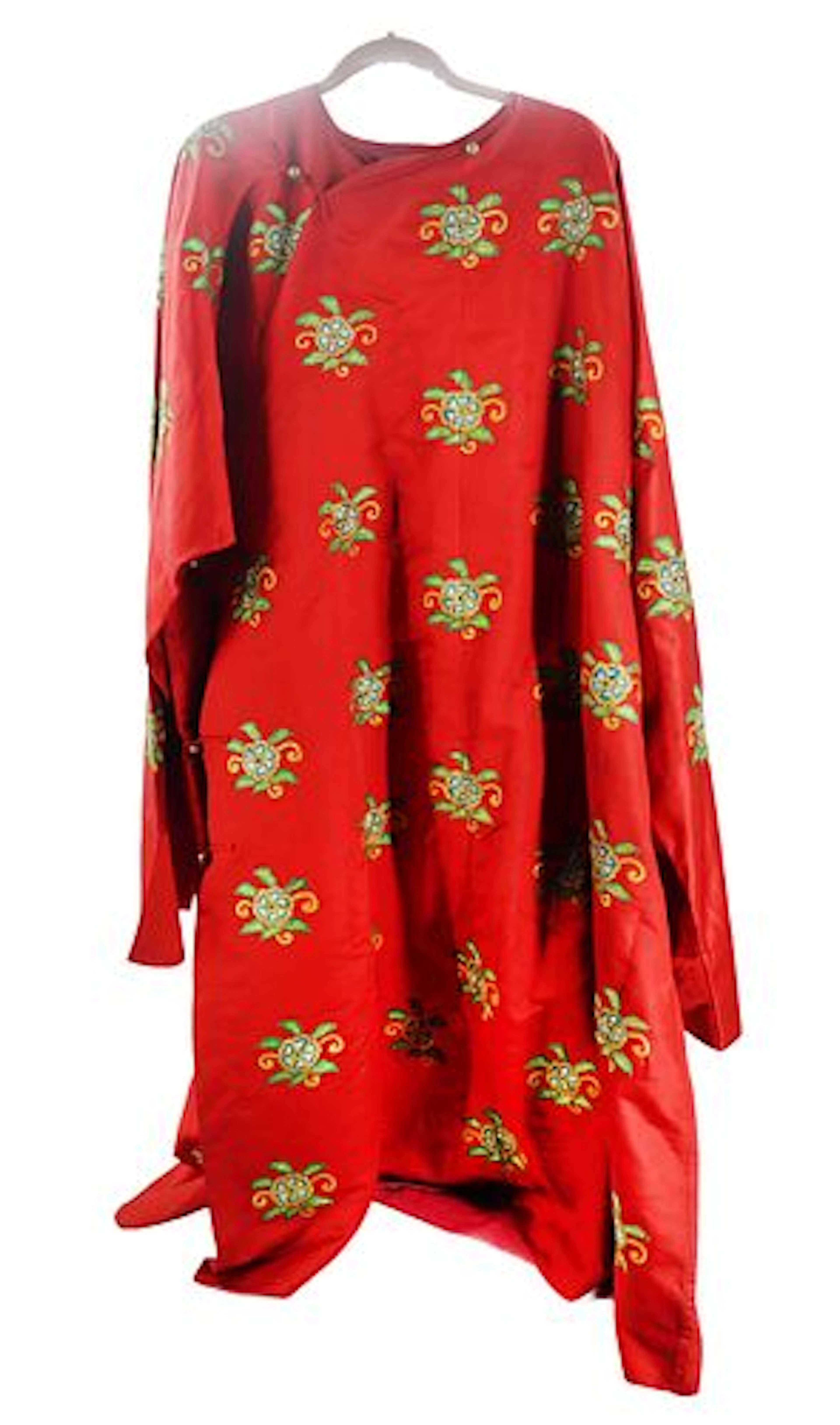 Chinese Men's Embroidered Silk Changshan