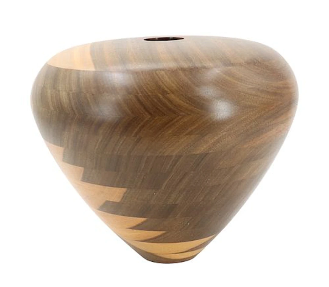 Robert A. St. Pierre (1942-2013) American, Handcrafted Segmented Maple