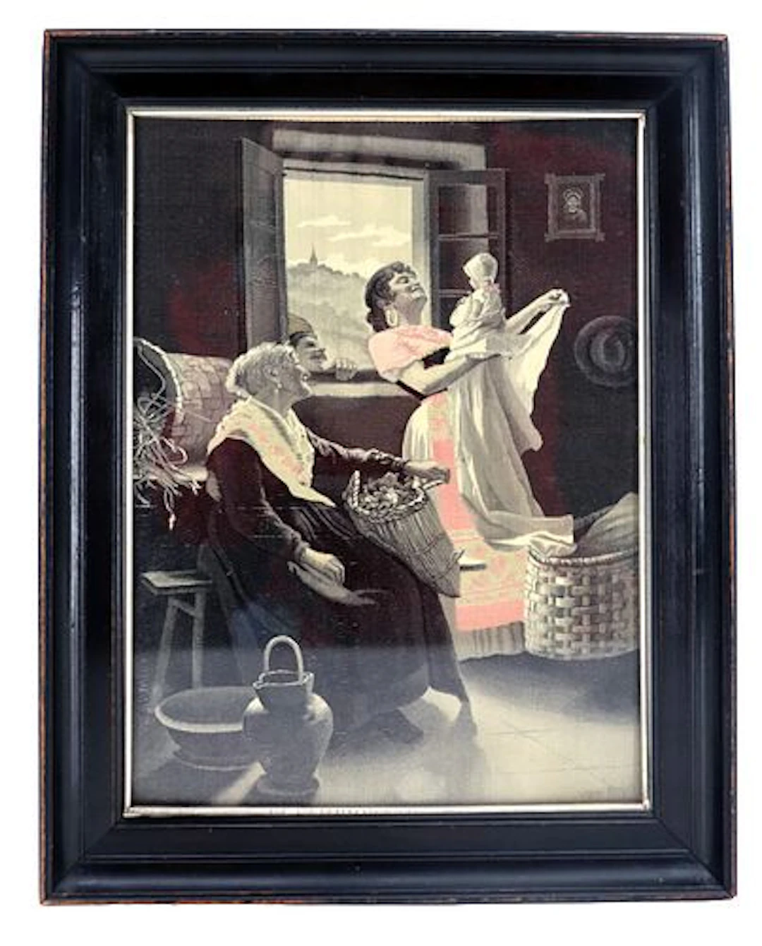 After Giovanni Battista Torriglia (1858–1937) Italian, Silk Genre