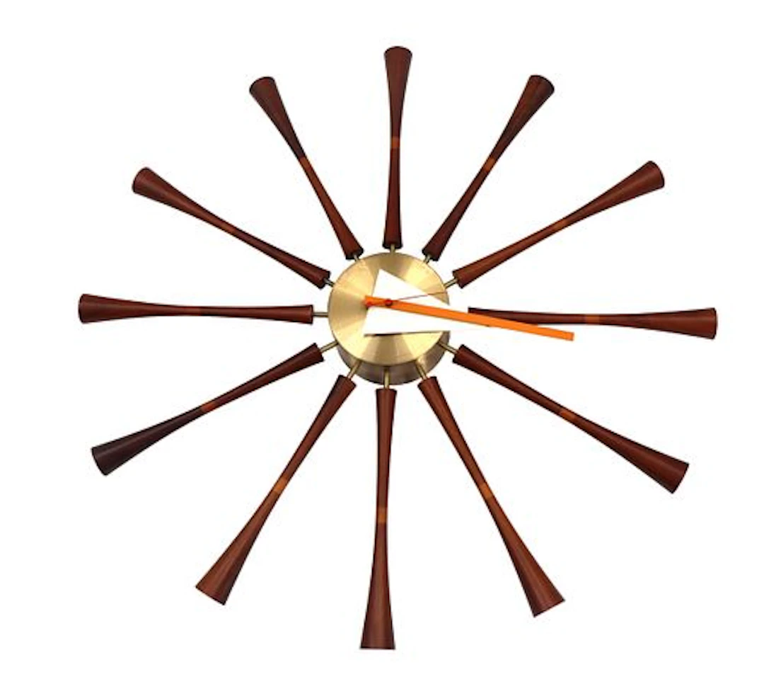 George Nelson (1908-1986) American, Spindle Clock by Vitra