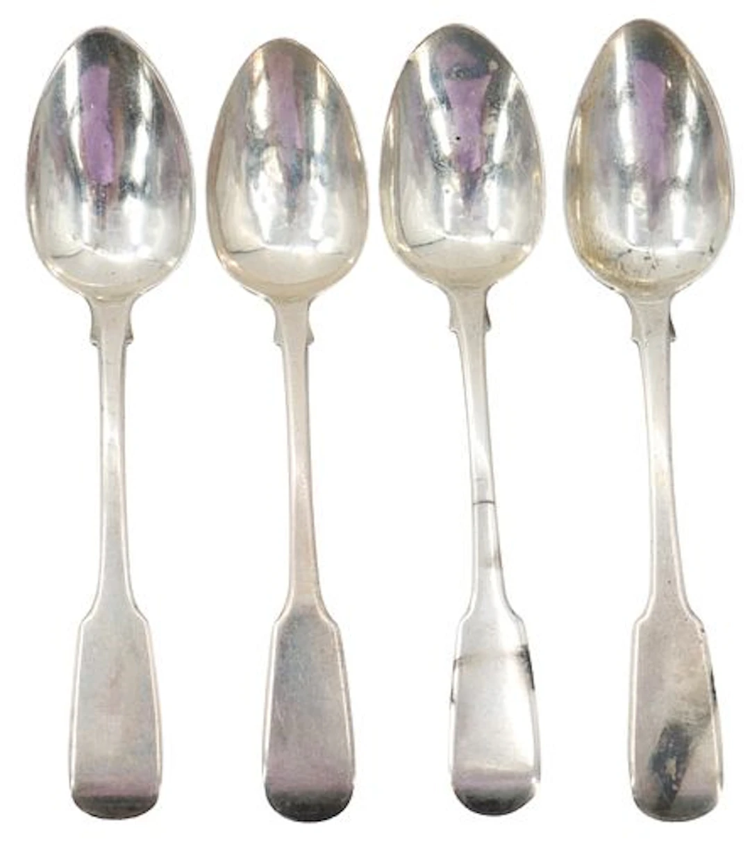 (4) Georgian English Sterling Silver Spoons - 2.395 ozt.
