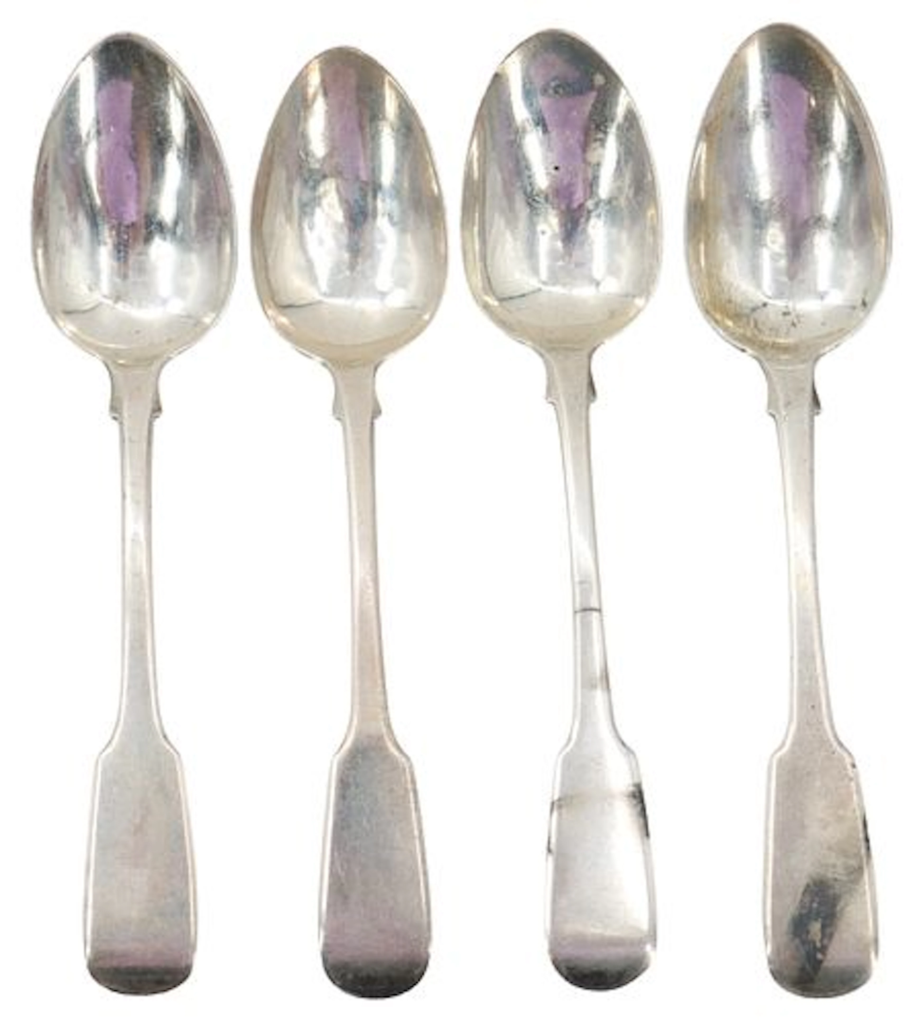 (4) Georgian English Sterling Silver Spoons - 2.395 ozt.