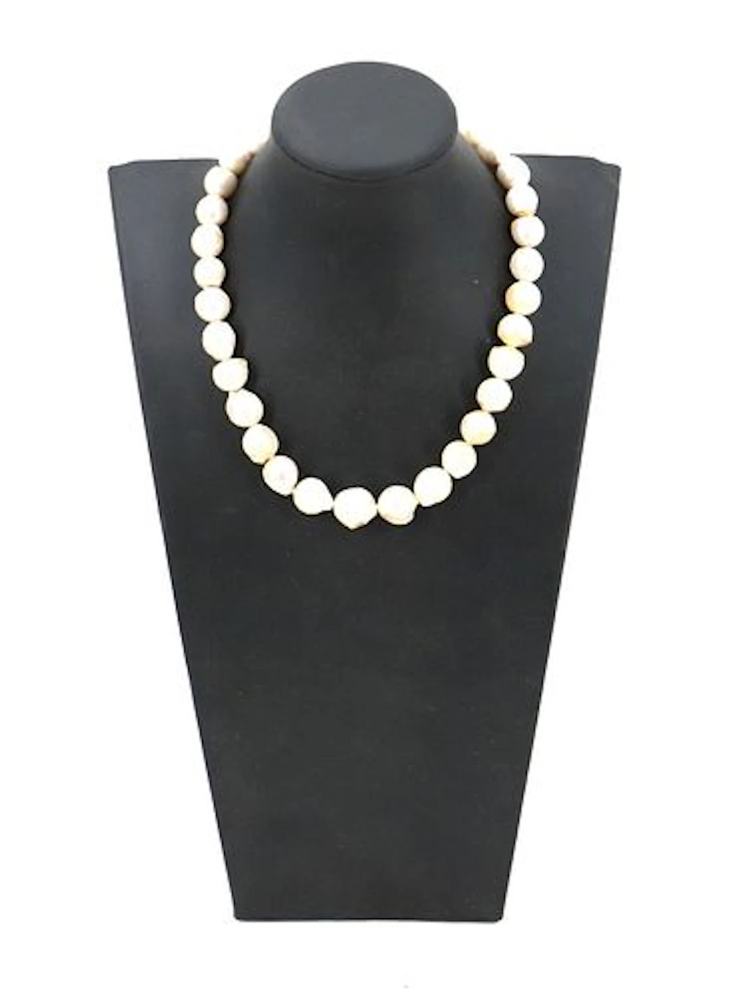 Vintage Japanese Baroque Cultured Pearl Strand Necklace
