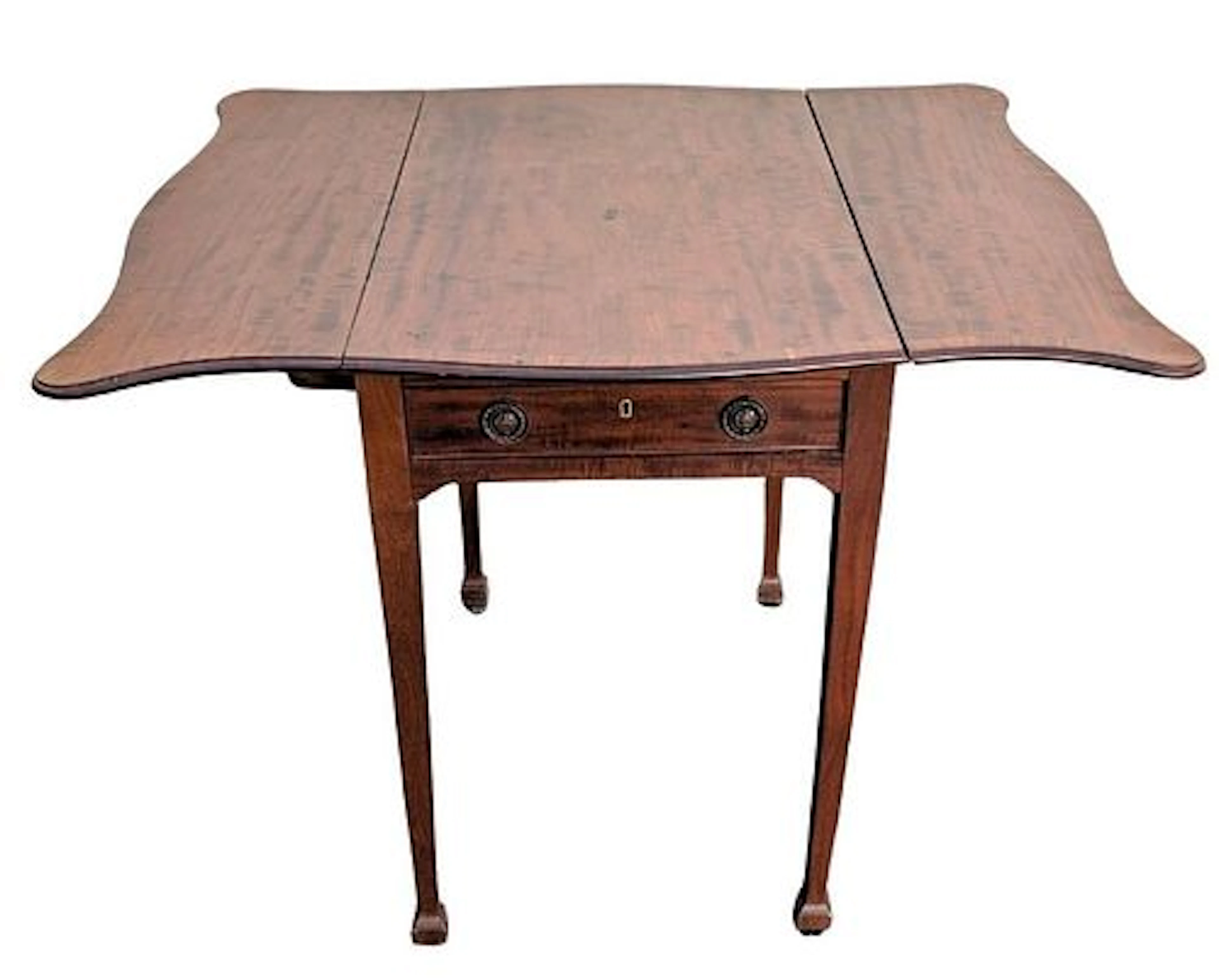 Antique English George III Style Mahogany Butterfly Pembroke Table