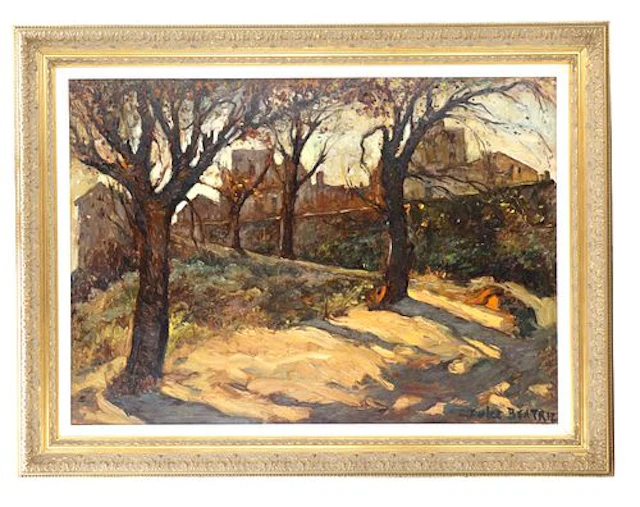 Dulce Beatriz (1931-2021) Cuban, Oil on Canvas Impressionist Landscape