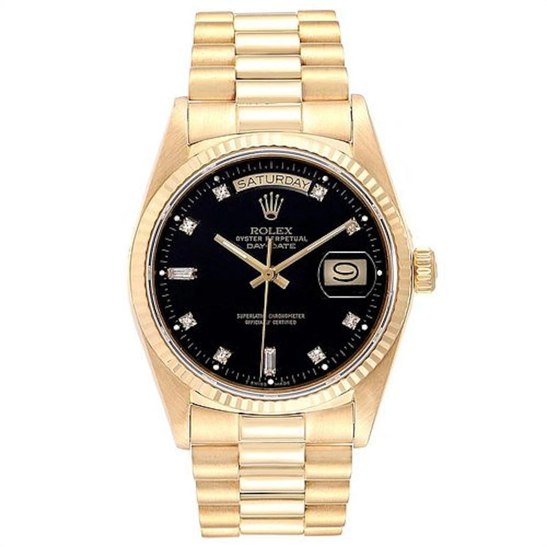Rolex 18k Yellow Gold Day-Date President Watch