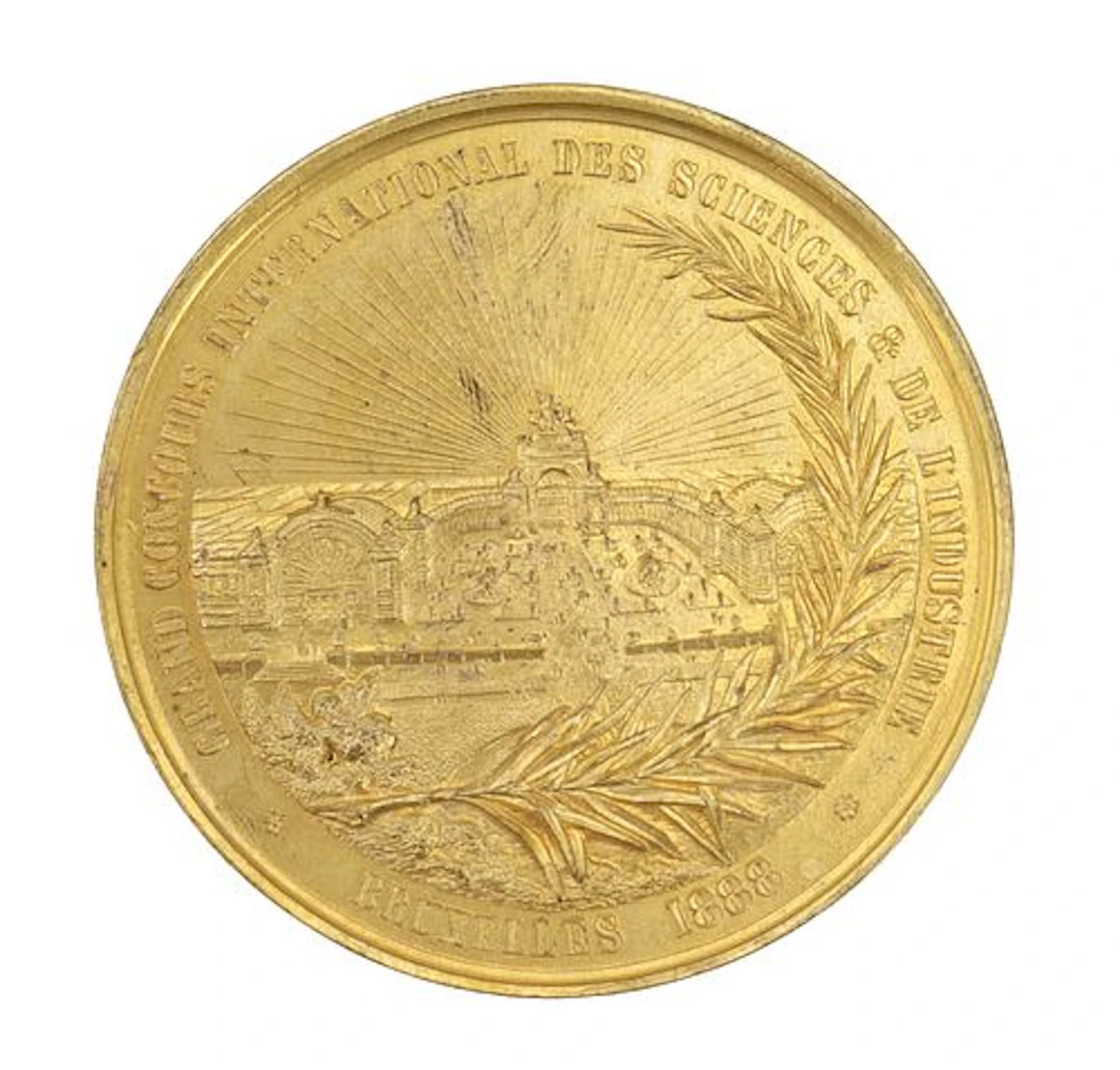 1888 Belgian Brussels International Exhibition Bronze Medal