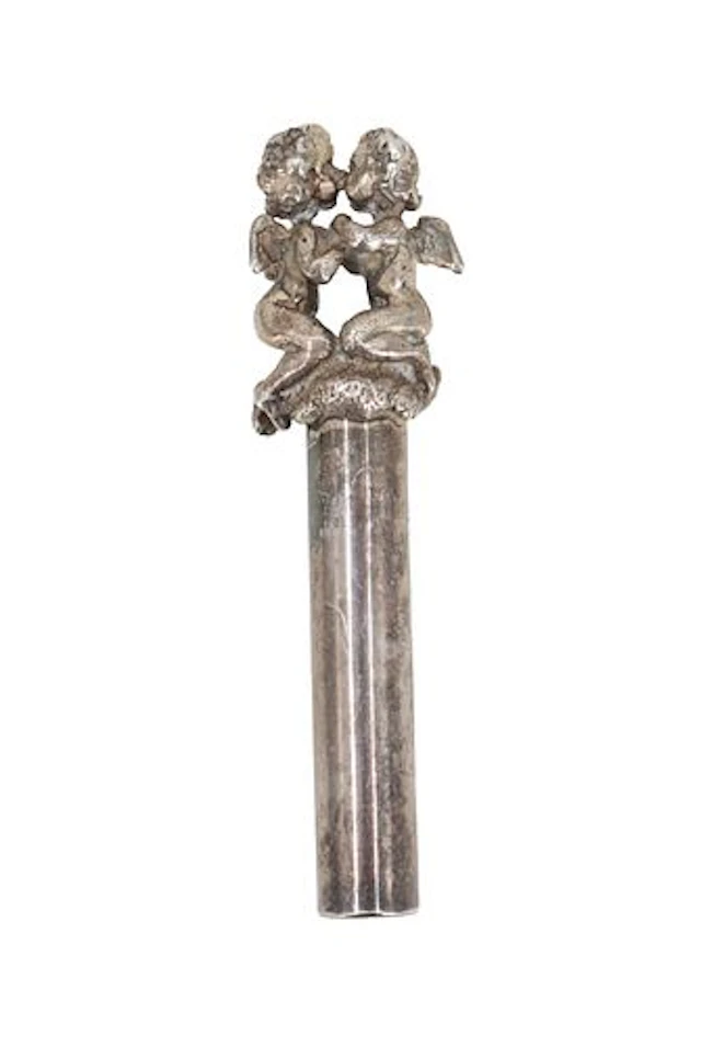 Peruvian Ilaria Sterling Silver Cherub Topped Stamp Handle - 0.475 ozt.