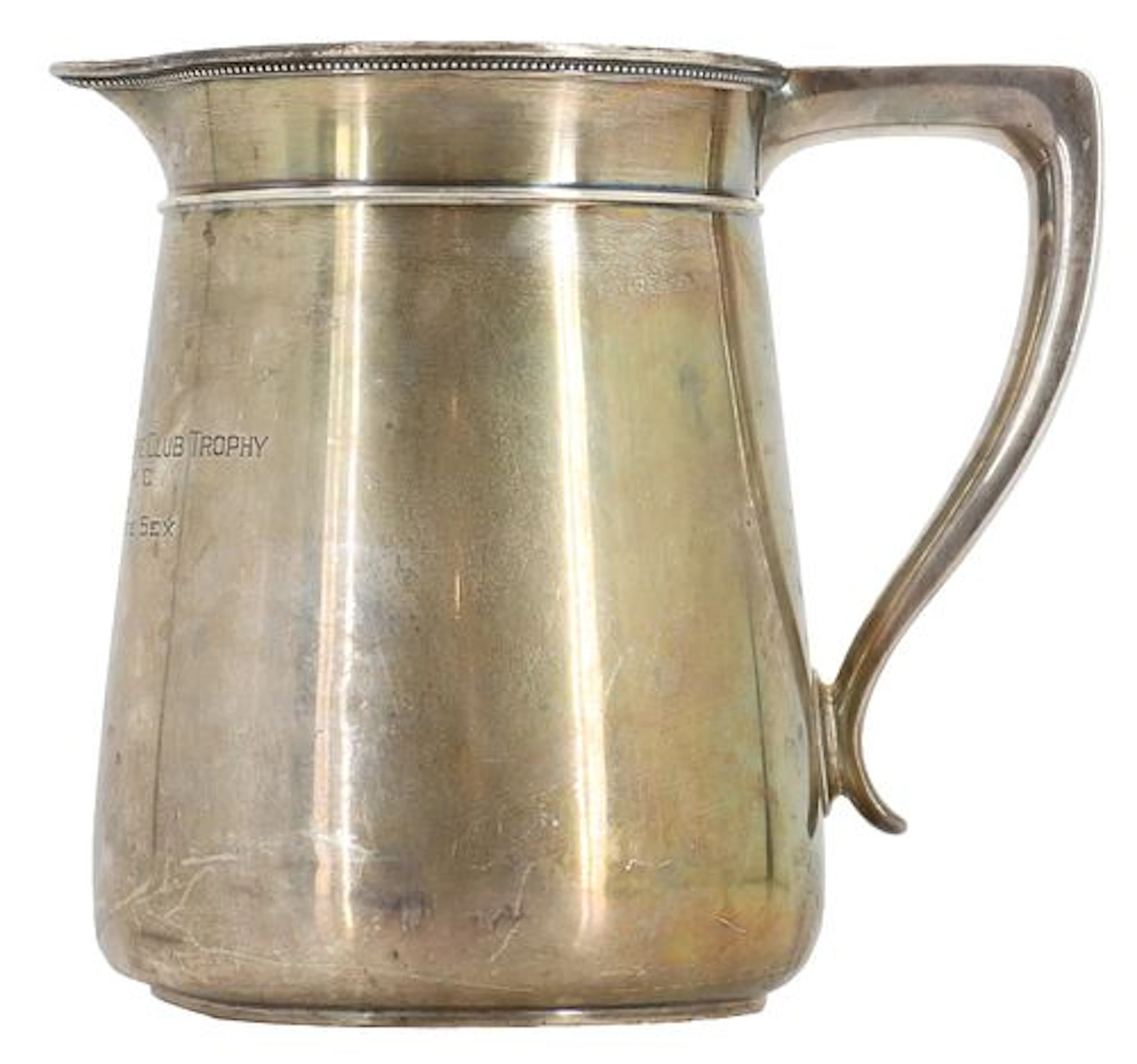 1937 Gorham and Durgin Sterling Silver Trophy Pitcher - 20.475 ozt.