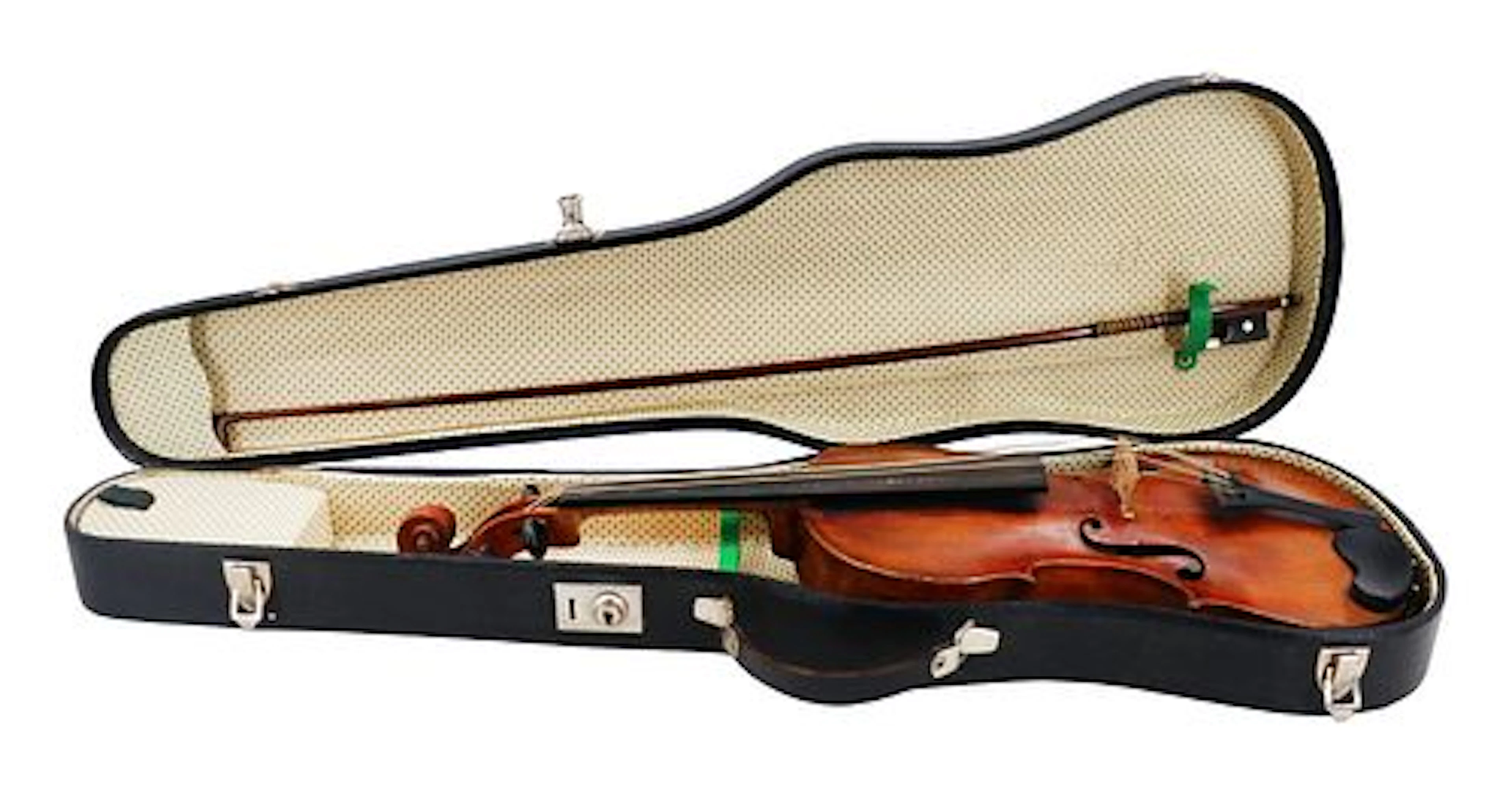 Antique Violin & Bow by Brooklyn's Pasquale Vascimini in Original Case