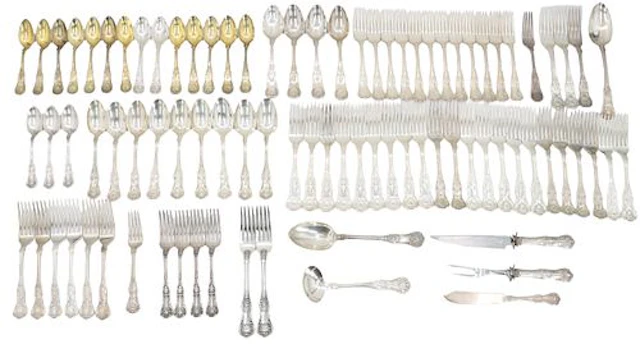 (88) Assortment of Sterling Silver Flatware and Utensils - Approx 158.885 ozt.