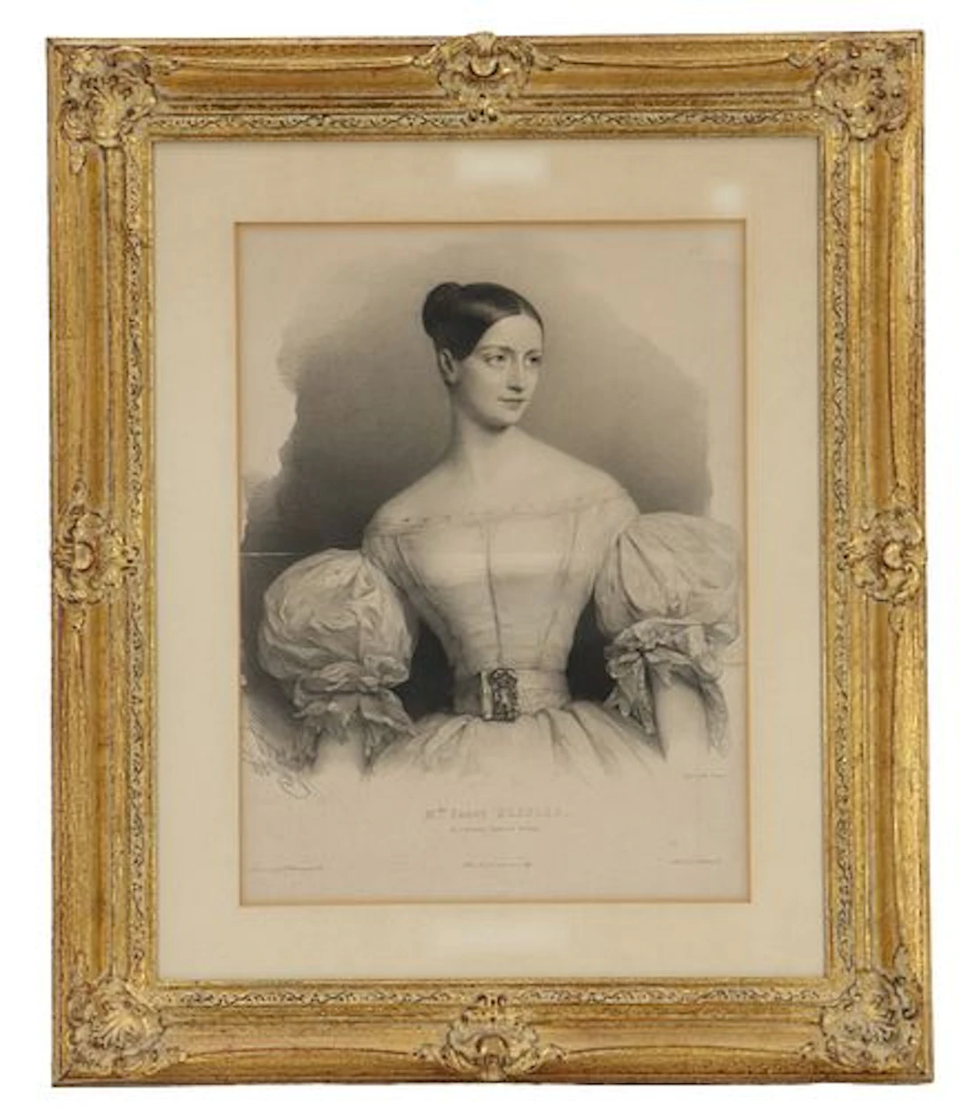 Henri Grevedon (1776-1860) French, Lithograph "Mlle Fanny Elssler"