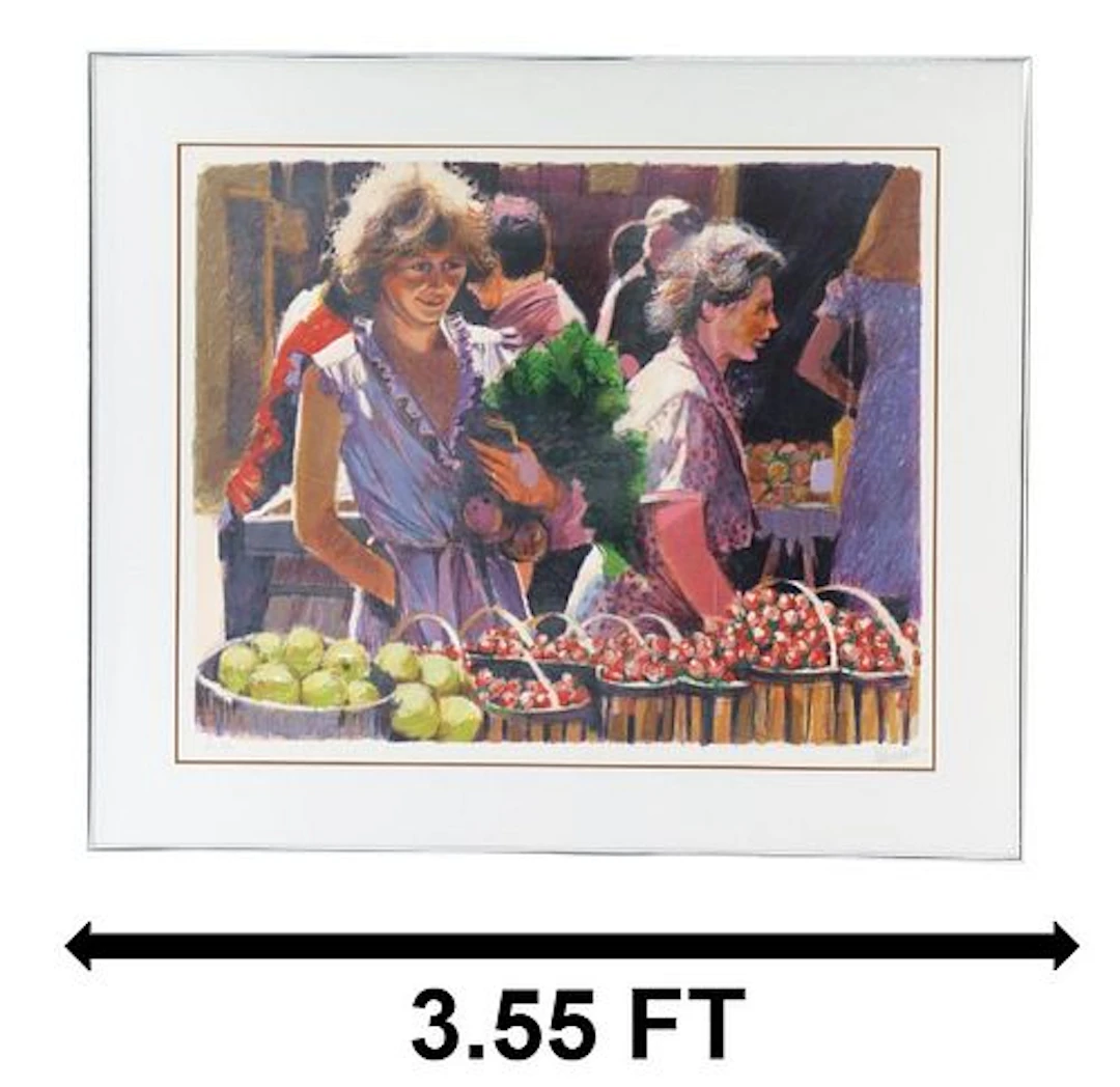 Aldo Luongo (Born 1941) New York/Argentinian, 1983 Serigraph, "Strawberries