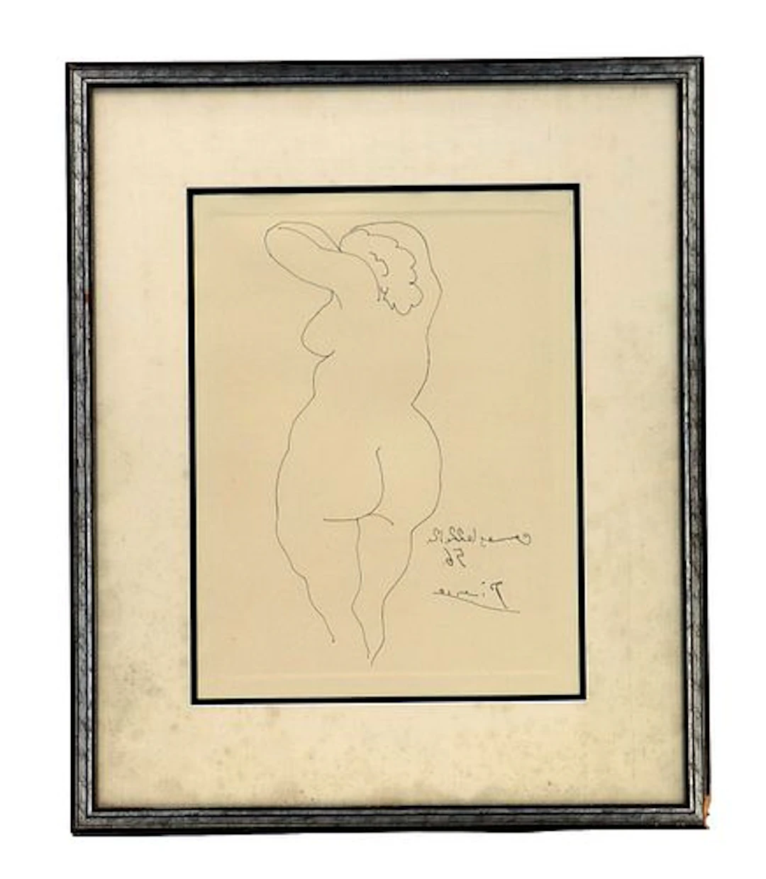 After Pablo Picasso (1881-1973) Spanish, Etching Print "Femme vue de Dos"