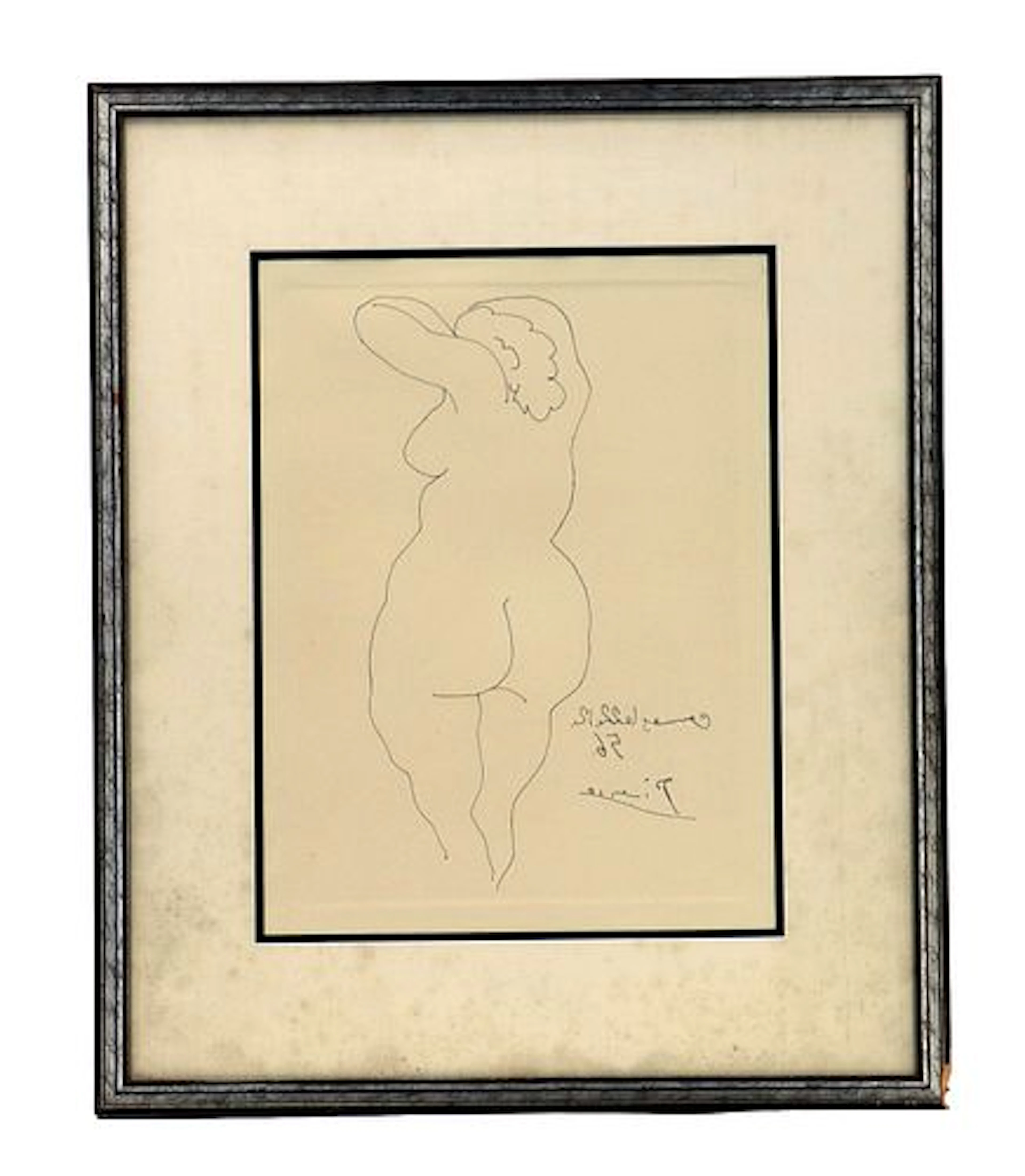 After Pablo Picasso (1881-1973) Spanish, Etching Print "Femme vue de Dos"