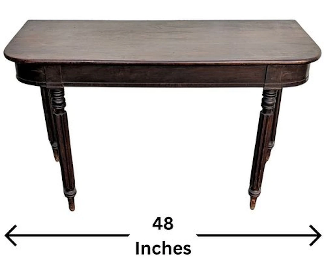 Antique Federal Style Mahogany Console Table