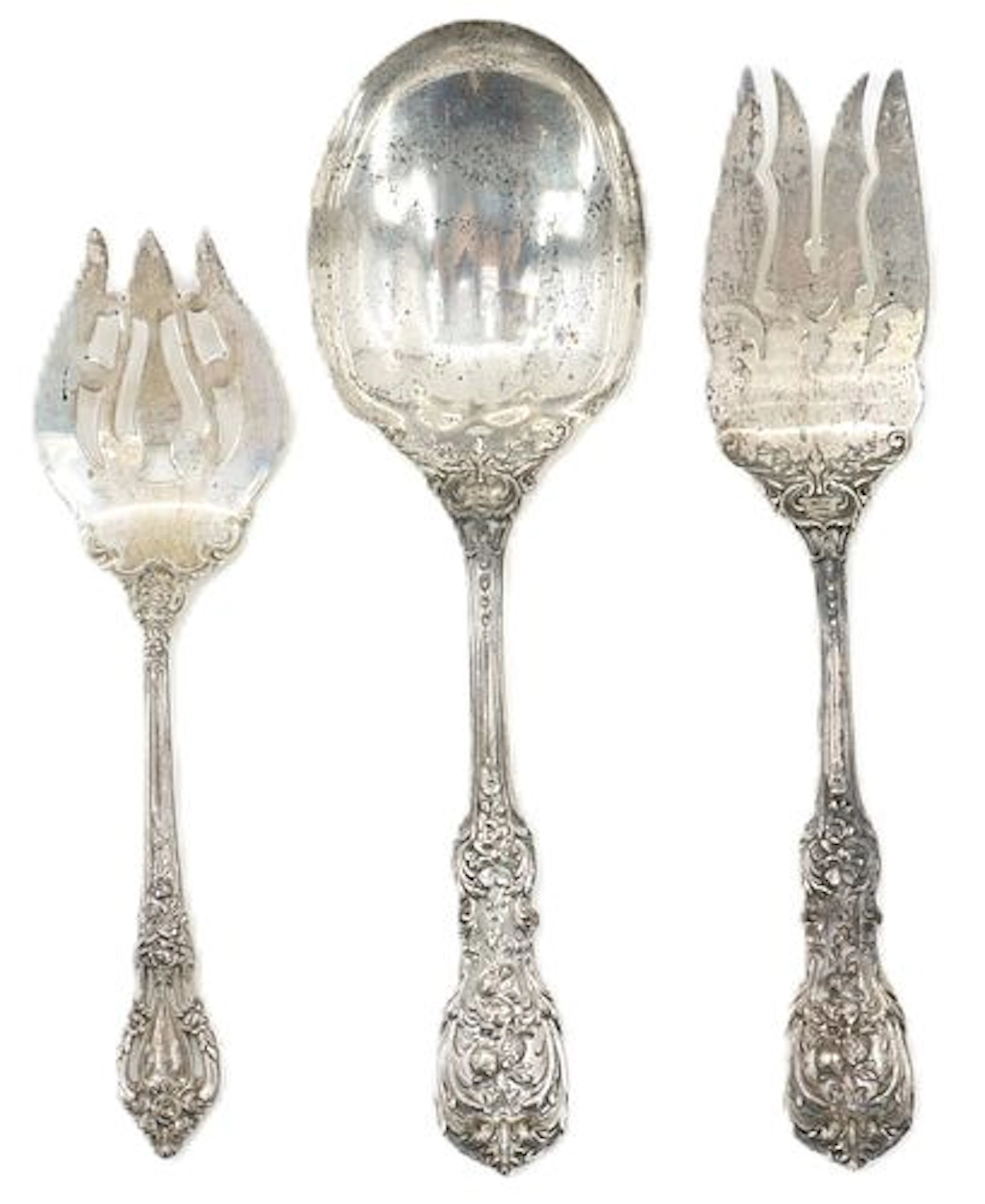 (2) Reed & Barton "Francis I" and (1) Lunt "Eloquence" Sterling Silver