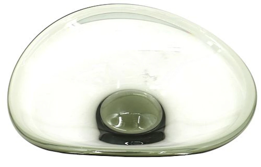 Danish Holmegaard Glass Centerpiece Fruit Bowl