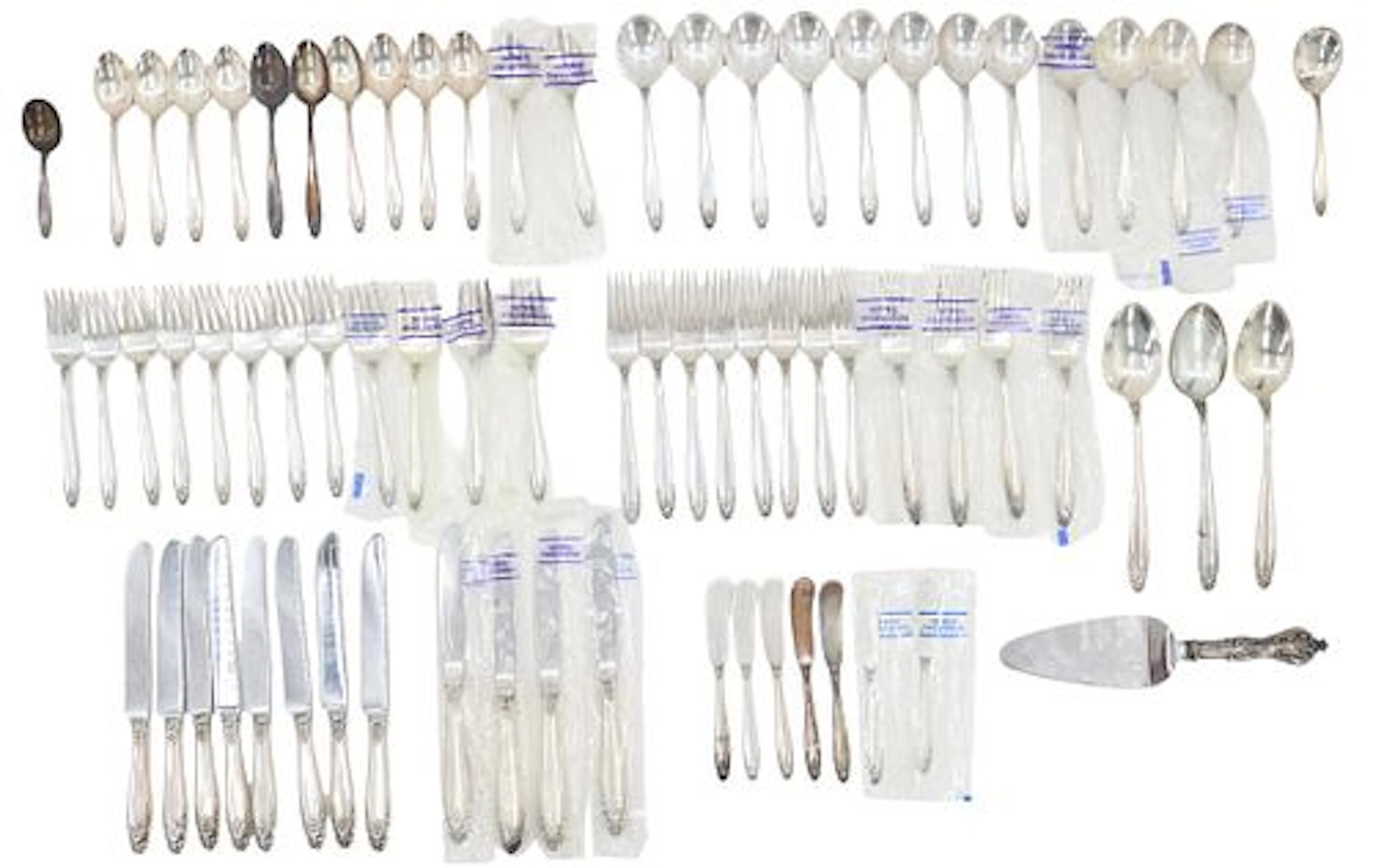 (73) International Sterling Flatware in Box - 72.956 ozt.