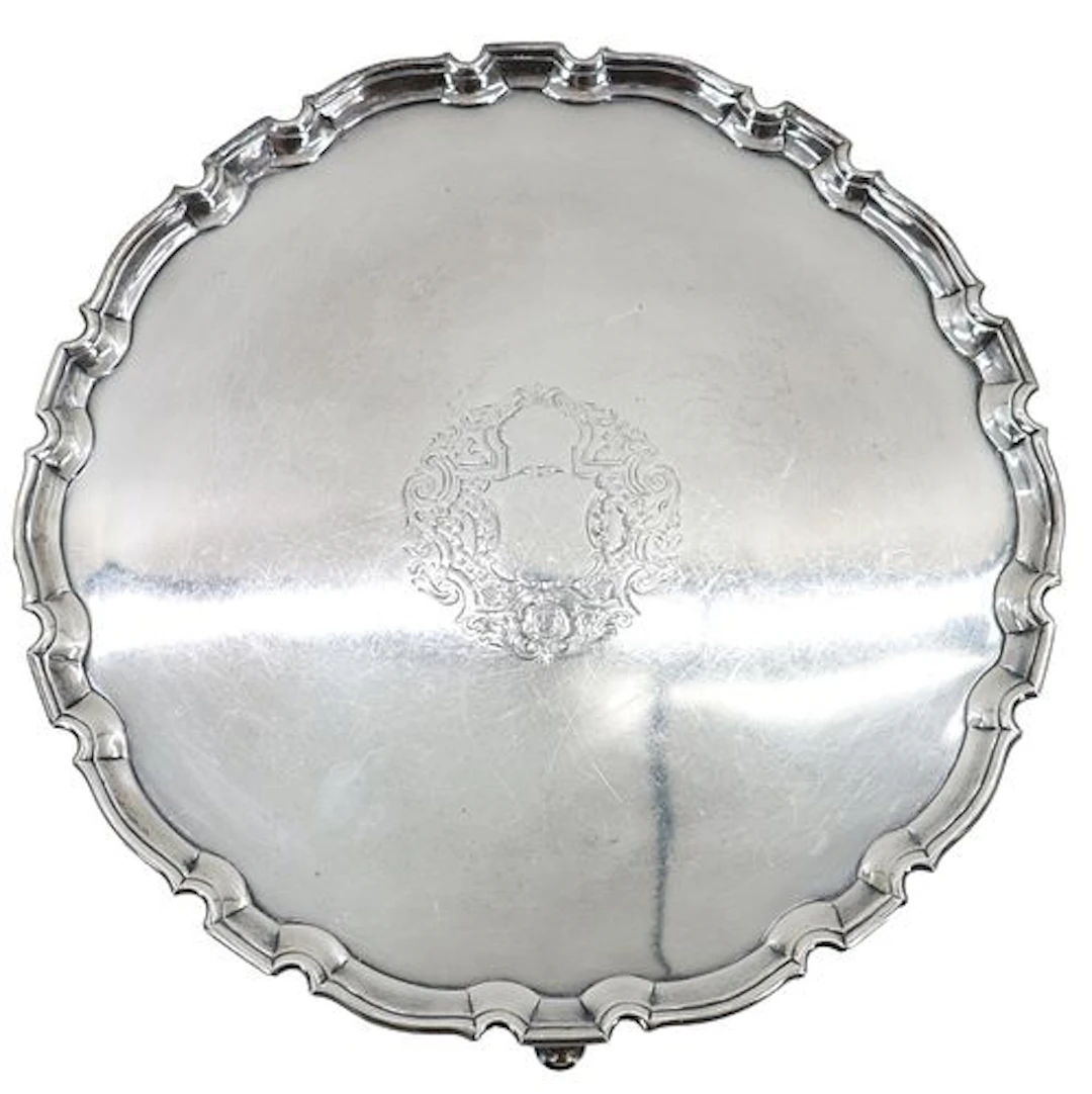 Antique Tiffany & Co. Reproduction George II Style Circular Sterling