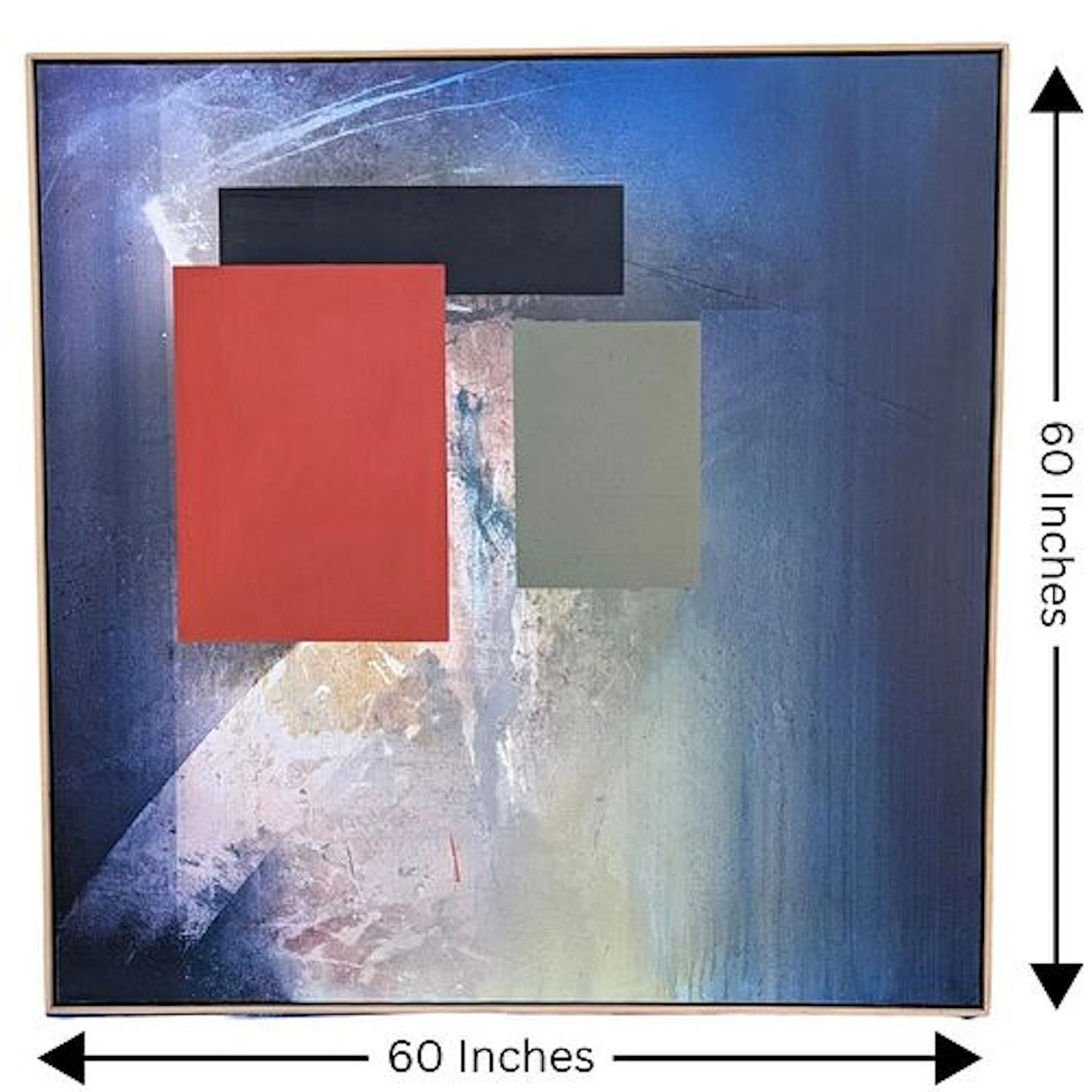 Richard Saba (born 1946) American, Large Abstract Oil on Canvas Painting