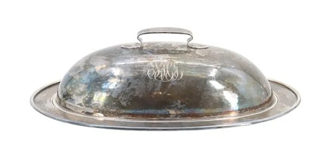American Kalo Shop Sterling Silver Serving Cloche - 29.045 ozt.