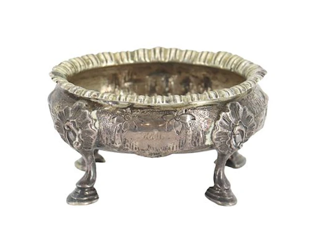 Antique Bailey & Co. Sterling Silver Open Salt Cellar - 2.855 ozt.